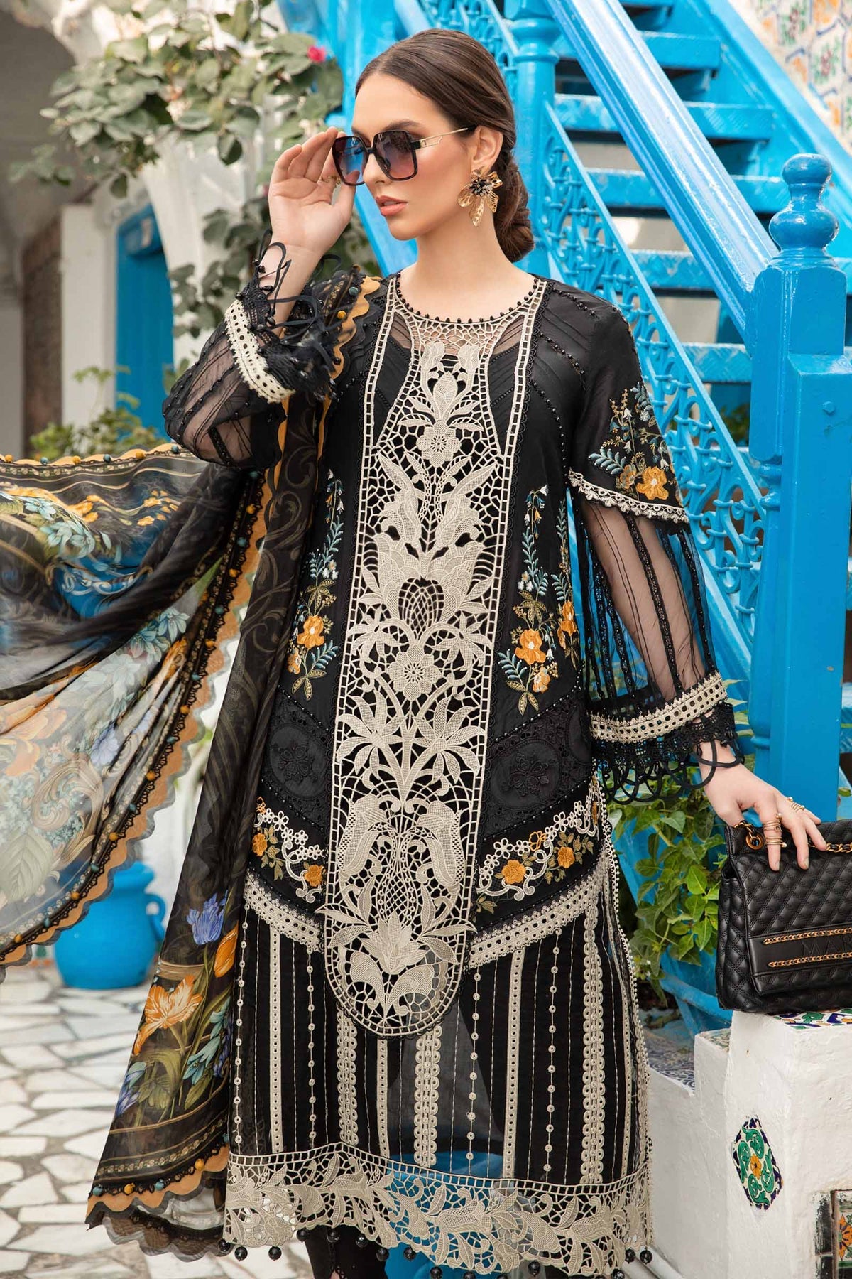 D-2415-B | Maria B | Voyage A Luxe X Tunisia Luxury Lawn 2024