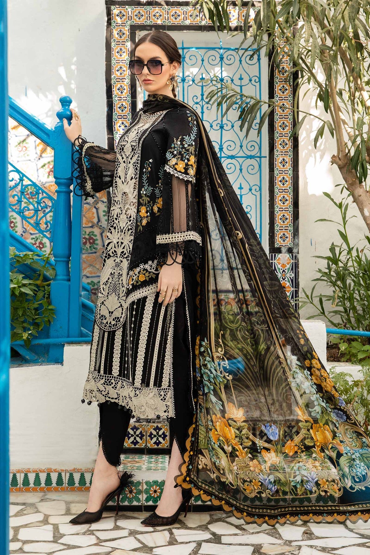 D-2415-B | Maria B | Voyage A Luxe X Tunisia Luxury Lawn 2024