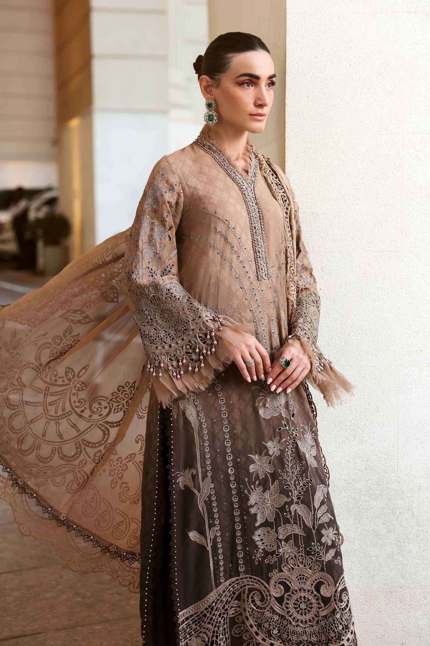 D-2601-A | Maria B | Luxury Lawn Eid Edit Collection Unstitched 2026
