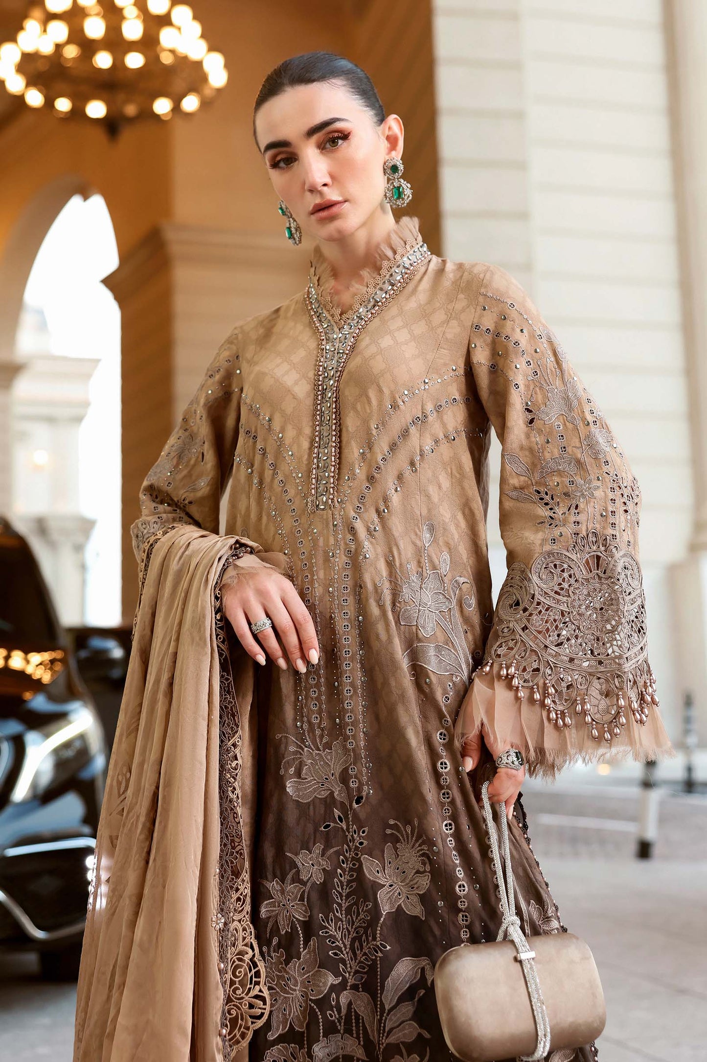 D-2601-A | Maria B | Luxury Lawn Eid Edit Collection Unstitched 2026