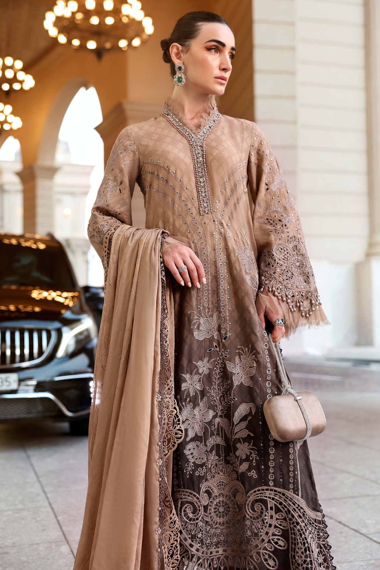 D-2601-A | Maria B | Luxury Lawn Eid Edit Collection Unstitched 2026