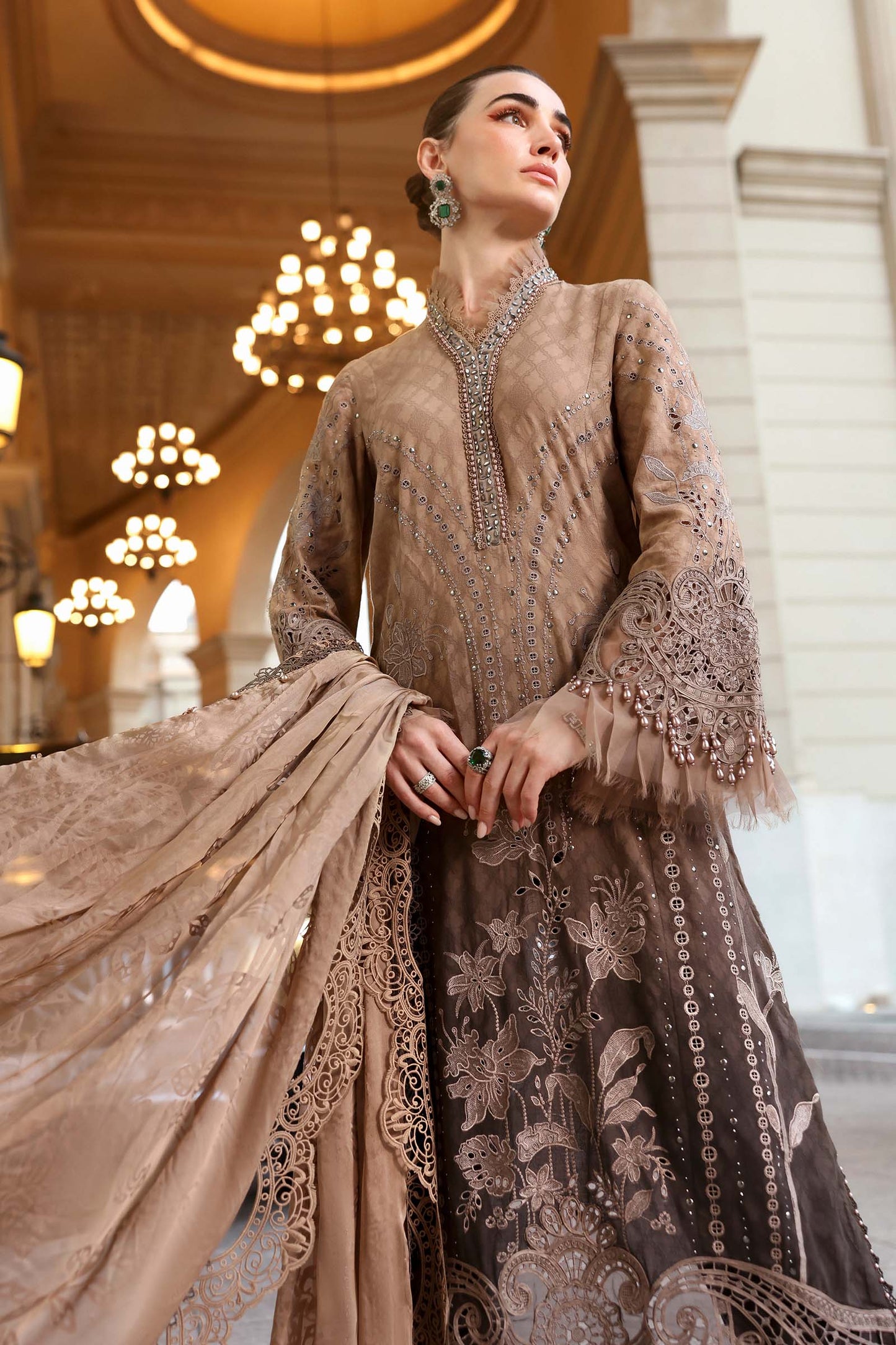 D-2601-A | Maria B | Luxury Lawn Eid Edit Collection Unstitched 2026