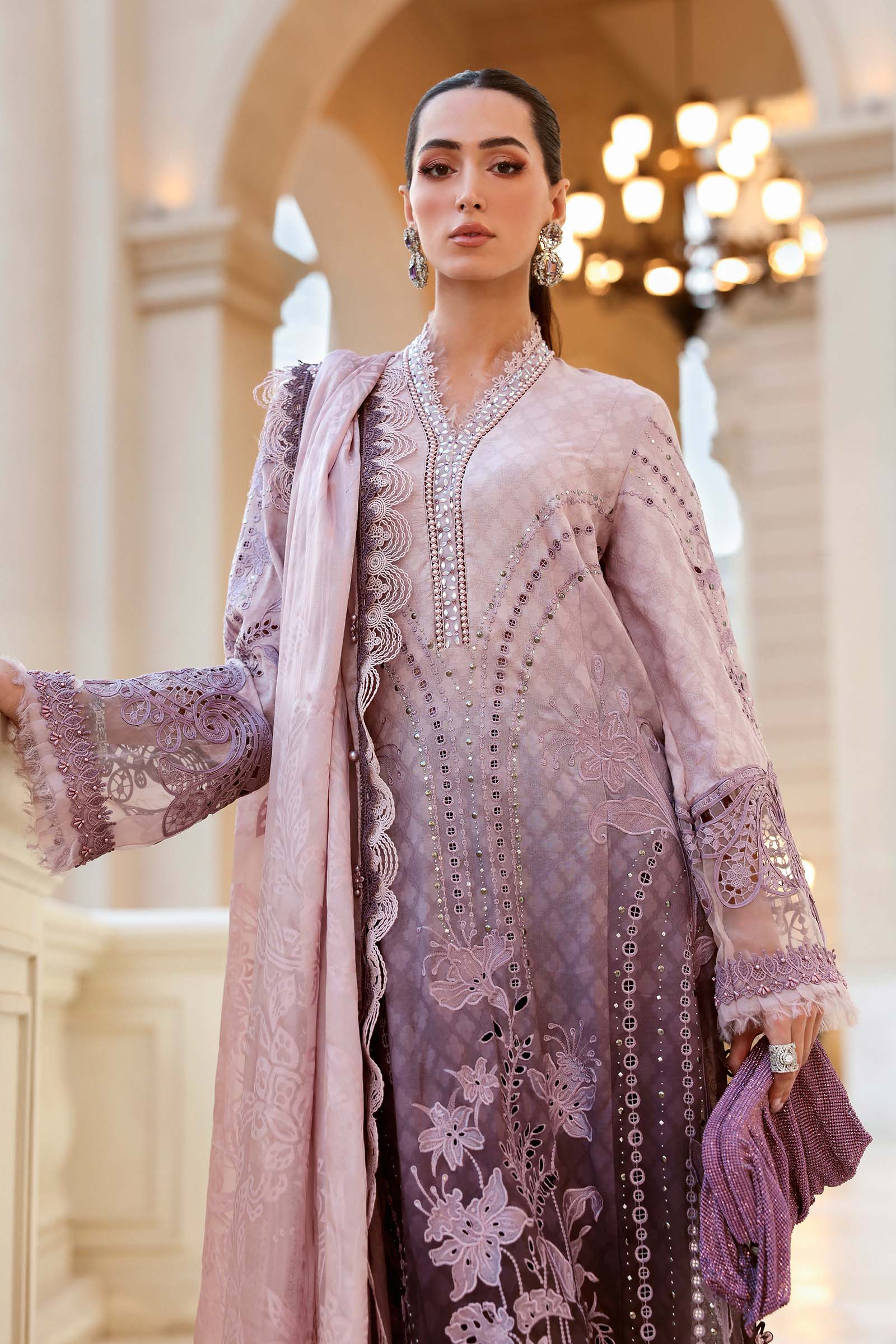 D-2601-B | Maria B | Luxury Lawn Eid Edit Collection Unstitched 2026