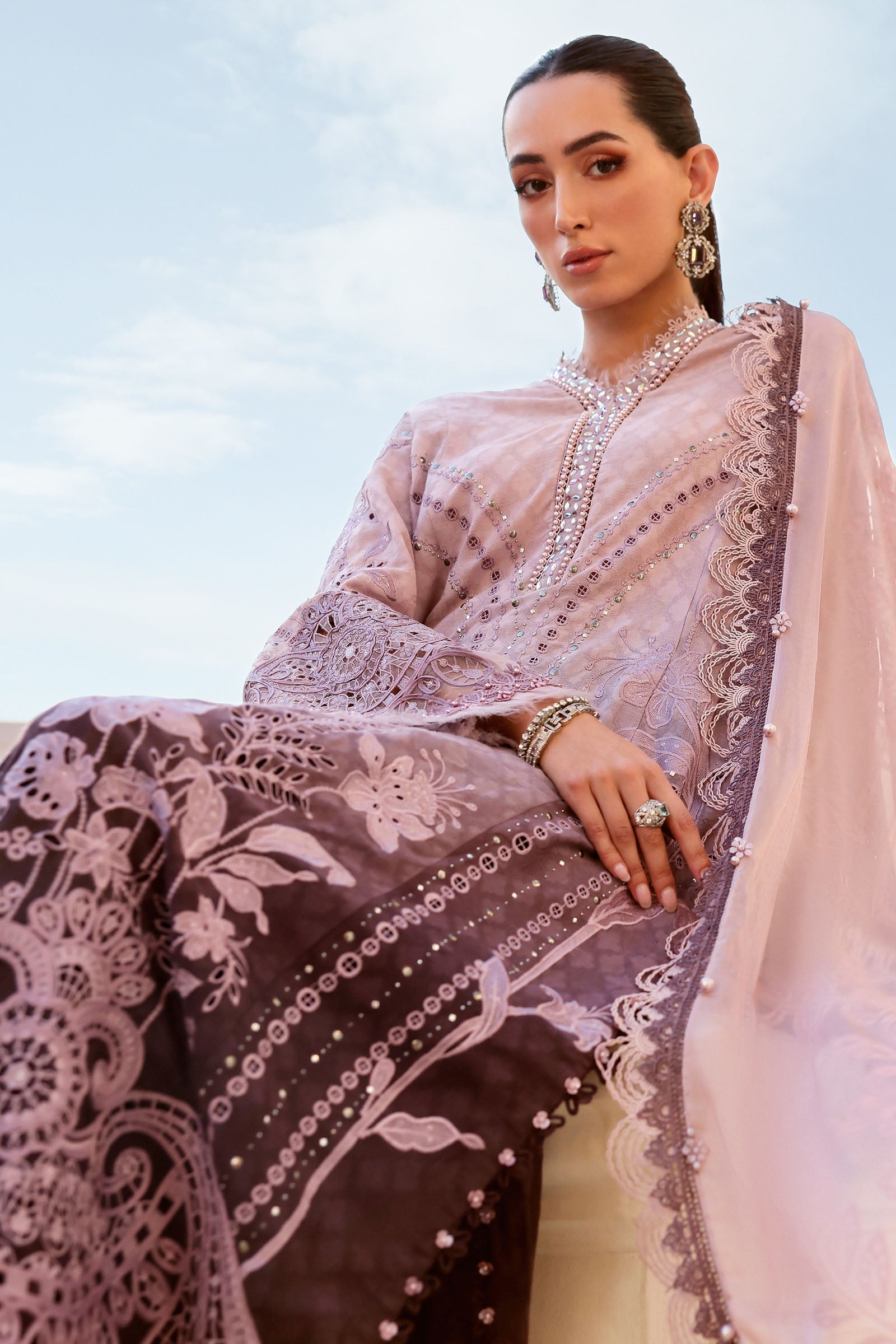 D-2601-B | Maria B | Luxury Lawn Eid Edit Collection Unstitched 2026