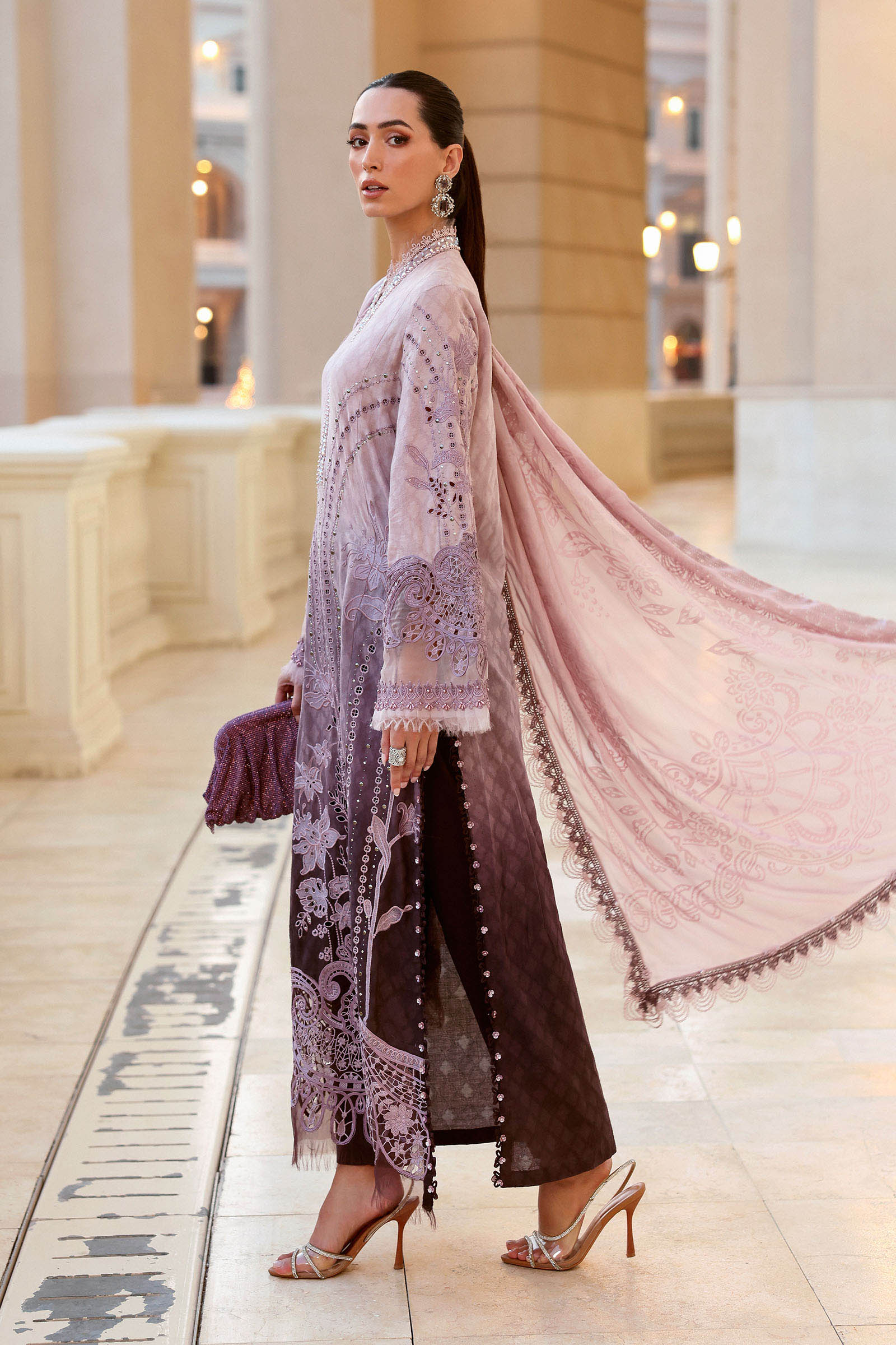 D-2601-B | Maria B | Luxury Lawn Eid Edit Collection Unstitched 2026