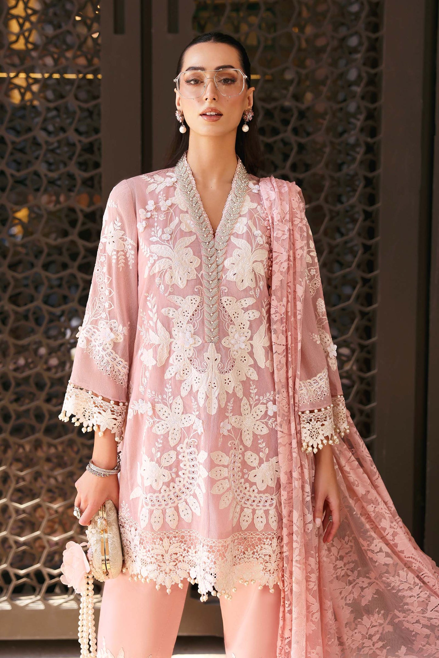 D-2603-A | Maria B | Luxury Lawn Eid Edit Collection Unstitched 2026