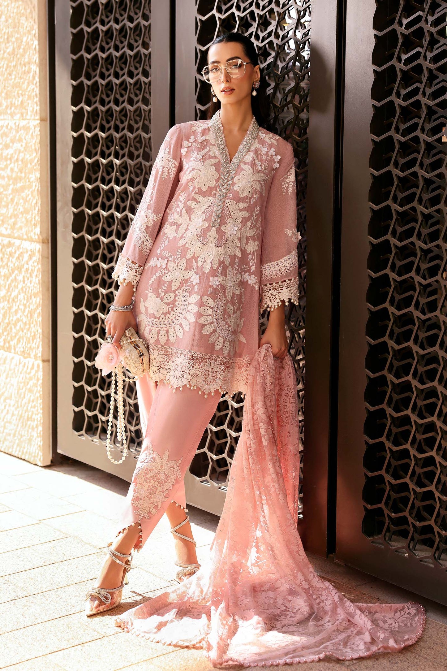 D-2603-A | Maria B | Luxury Lawn Eid Edit Collection Unstitched 2026