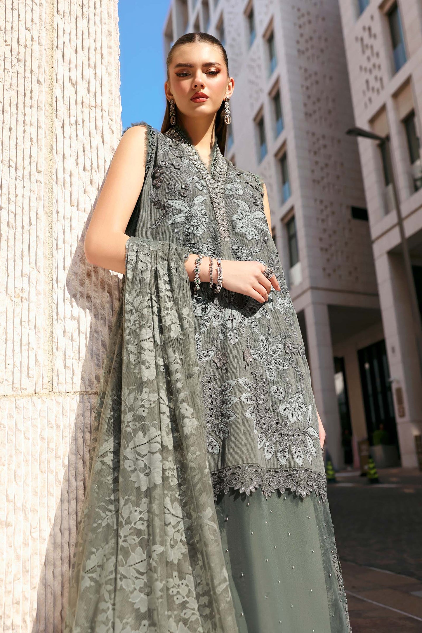D-2603-B | Maria B | Luxury Lawn Eid Edit Collection Unstitched 2026