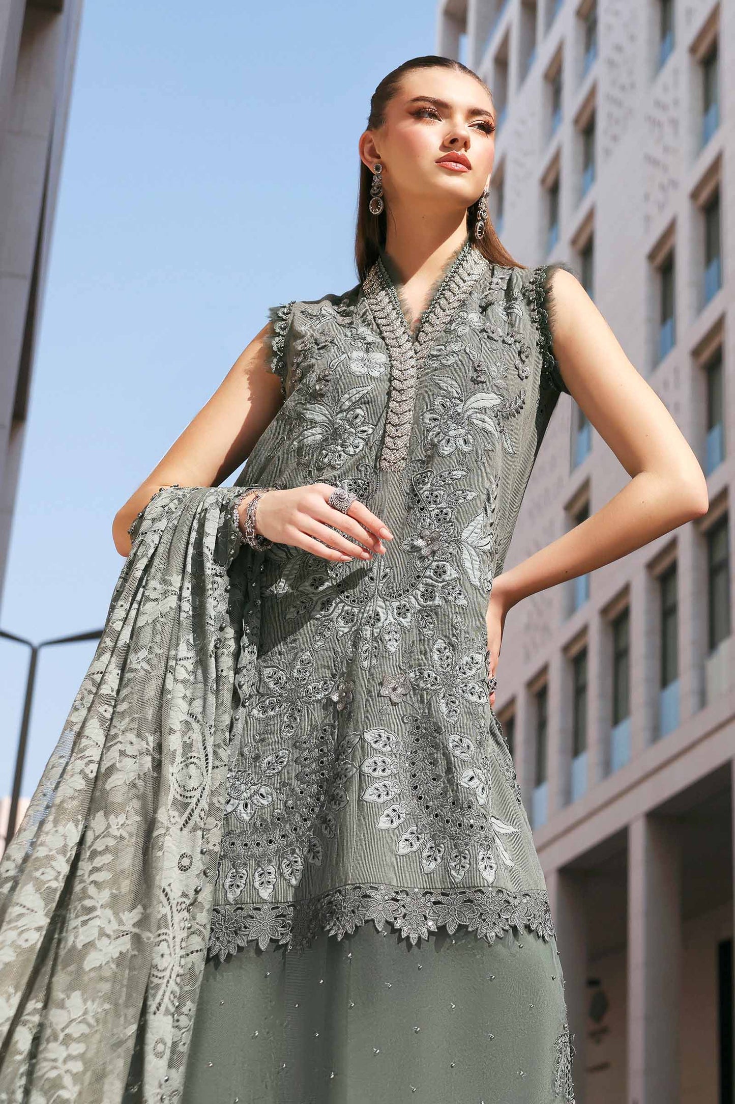 D-2603-B | Maria B | Luxury Lawn Eid Edit Collection Unstitched 2026