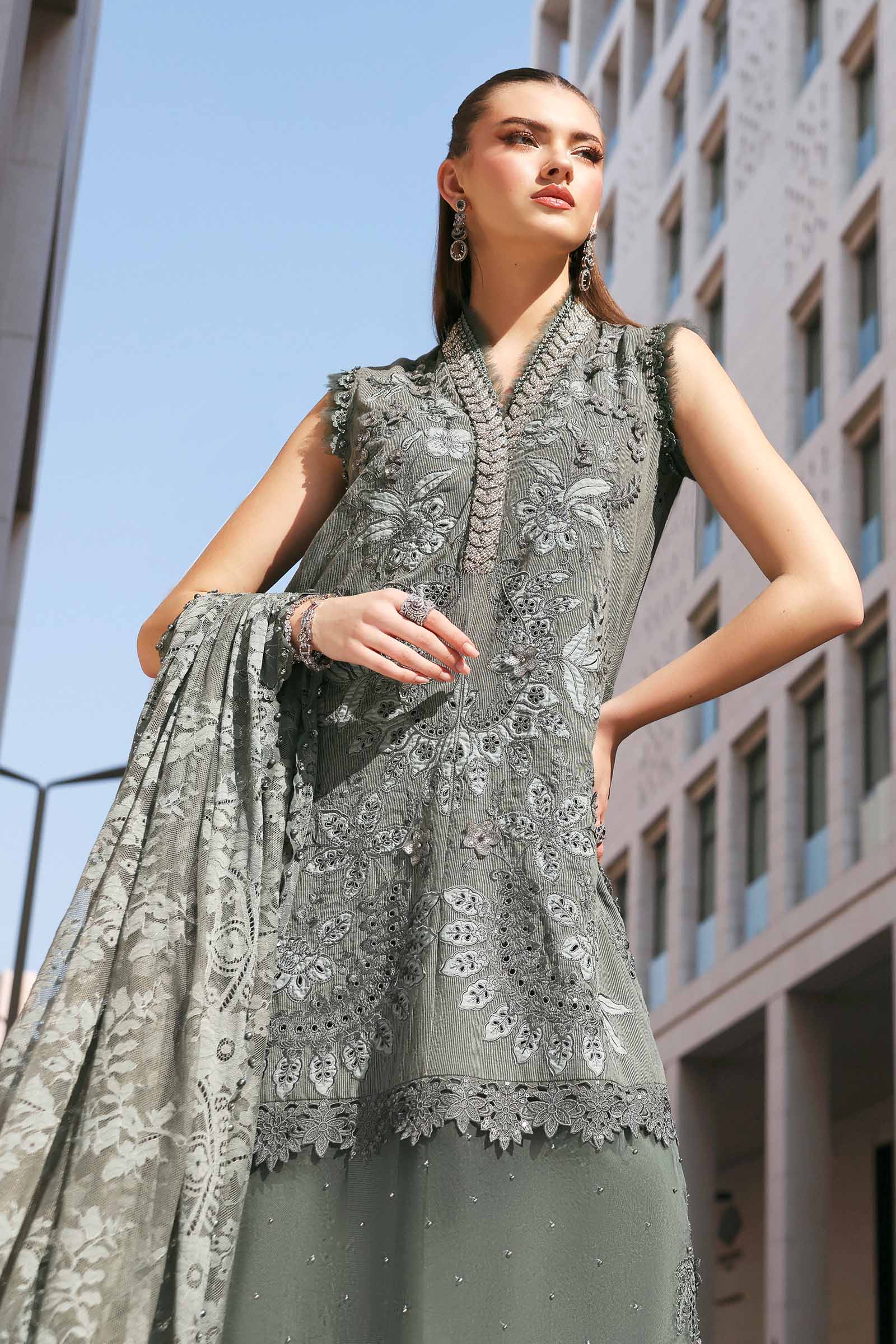 D-2603-B | Maria B | Luxury Lawn Eid Edit Collection Unstitched 2026