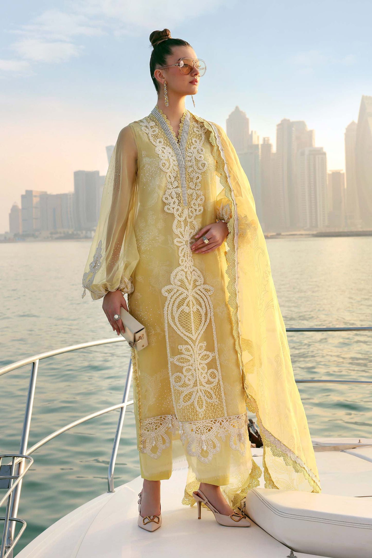 D-2604-A | Maria B | Luxury Lawn Eid Edit Collection Unstitched 2026