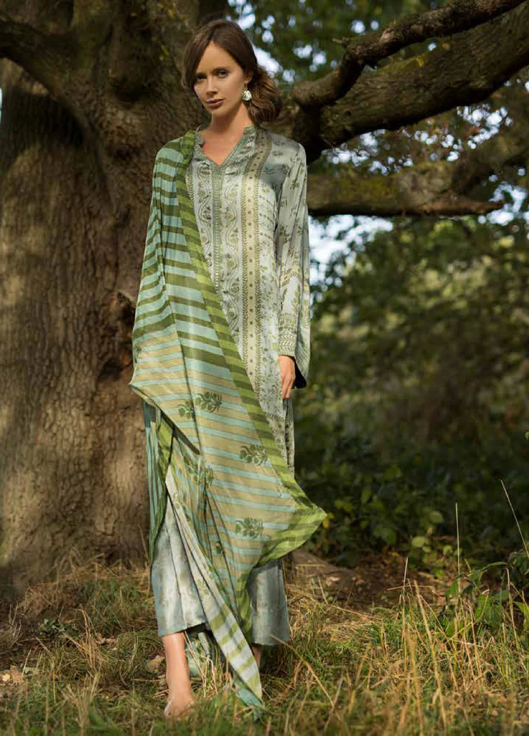 Design 02 | Sobia Nazir  | Satin Silk Collection 2025