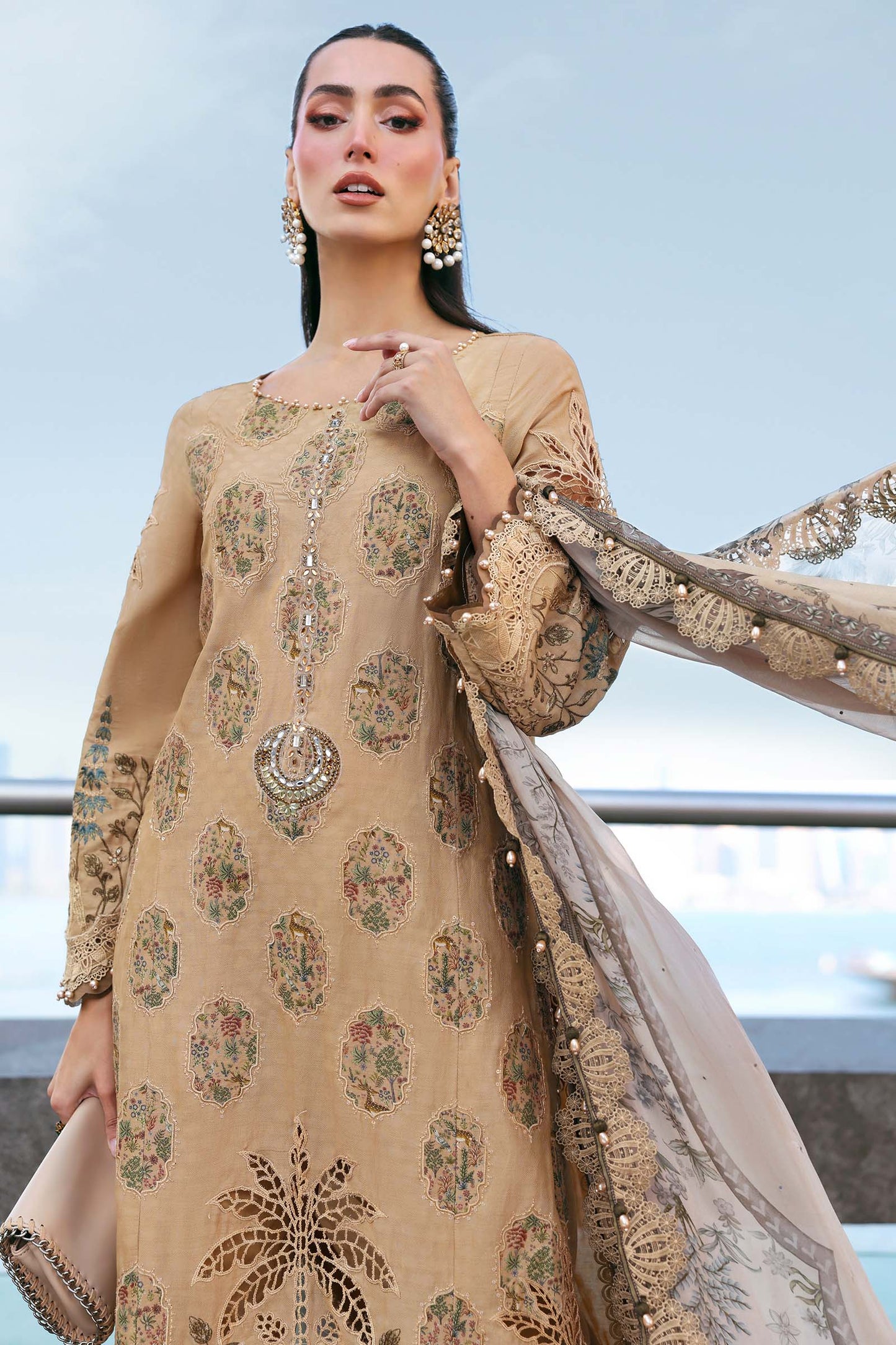 D-2605-A | Maria B | Luxury Lawn Eid Edit Collection Unstitched 2026