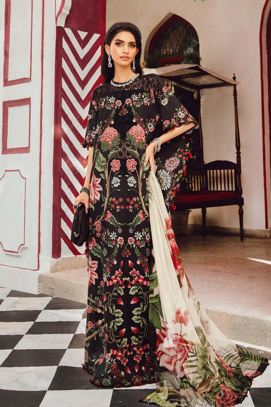 Maria B Mprints Rani Mahal Fall | Design # 9B Unstitched | Collection 2025
