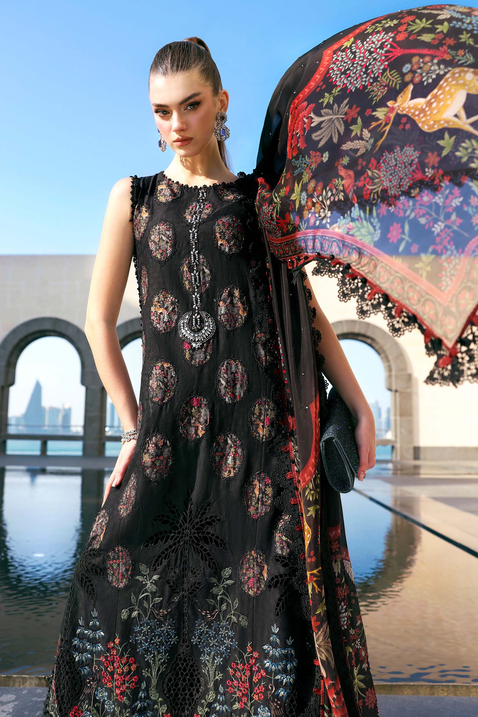 D-2605-B | Maria B | Luxury Lawn Eid Edit Collection Unstitched 2026