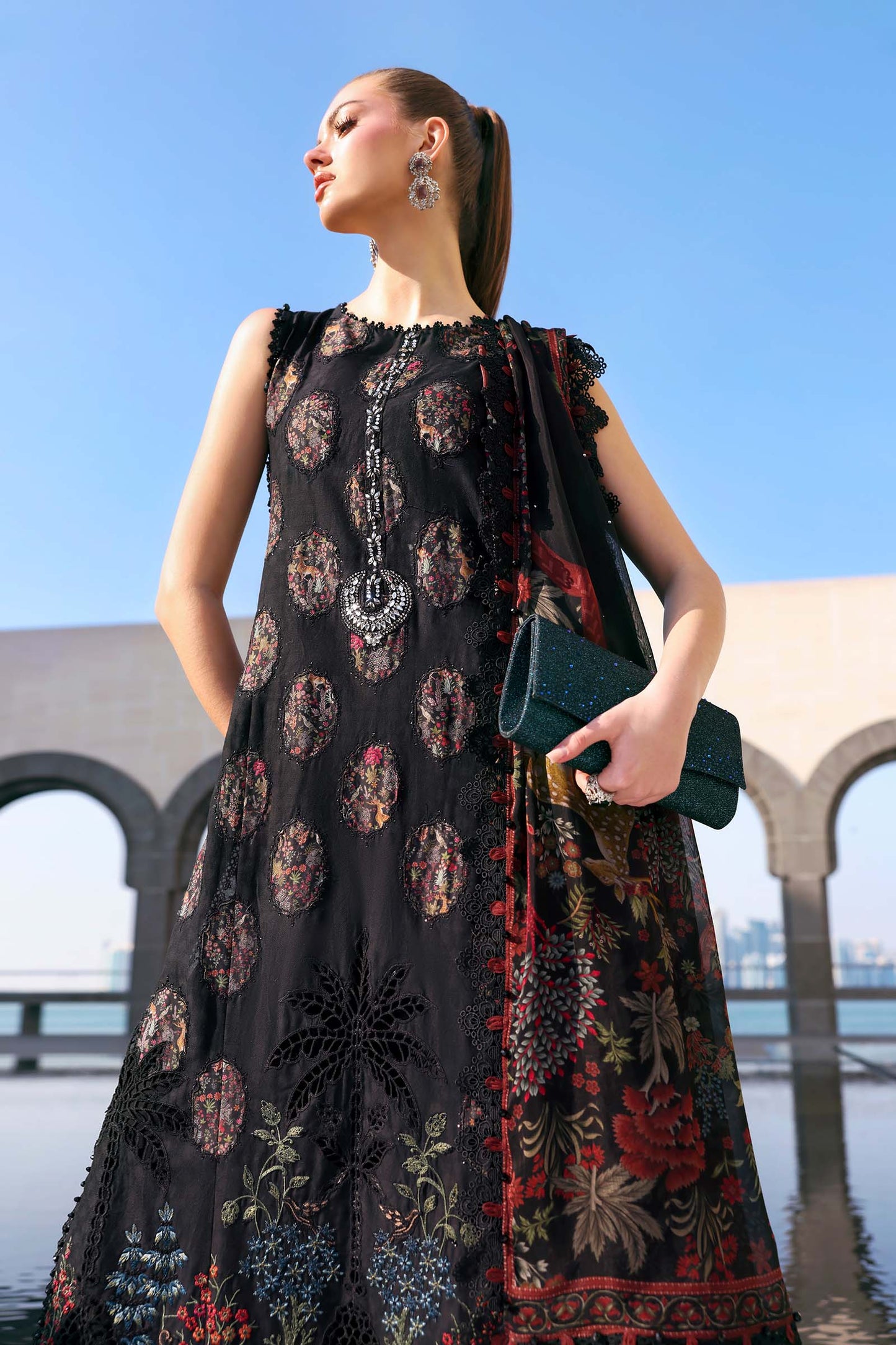 D-2605-B | Maria B | Luxury Lawn Eid Edit Collection Unstitched 2026