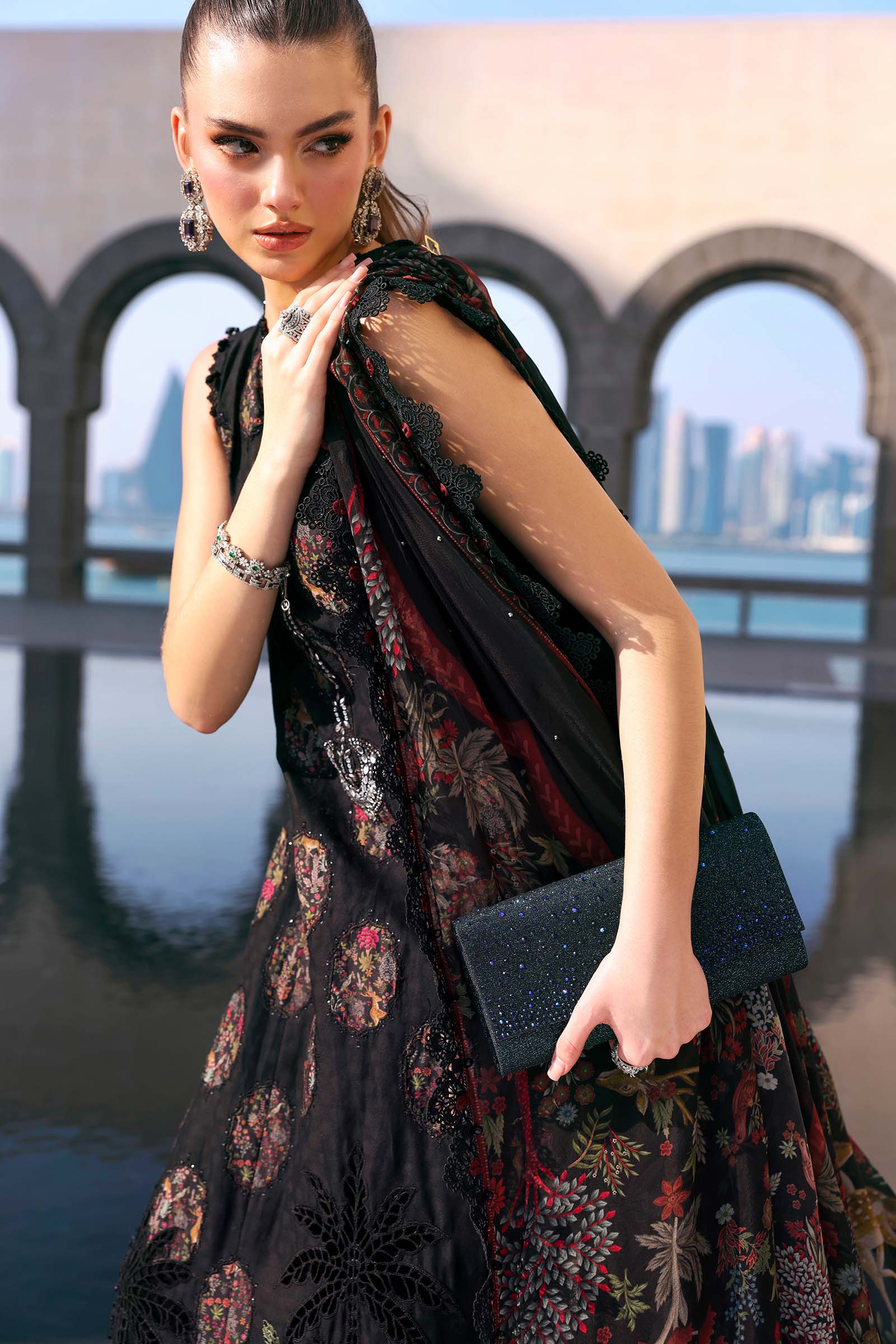 D-2605-B | Maria B | Luxury Lawn Eid Edit Collection Unstitched 2026