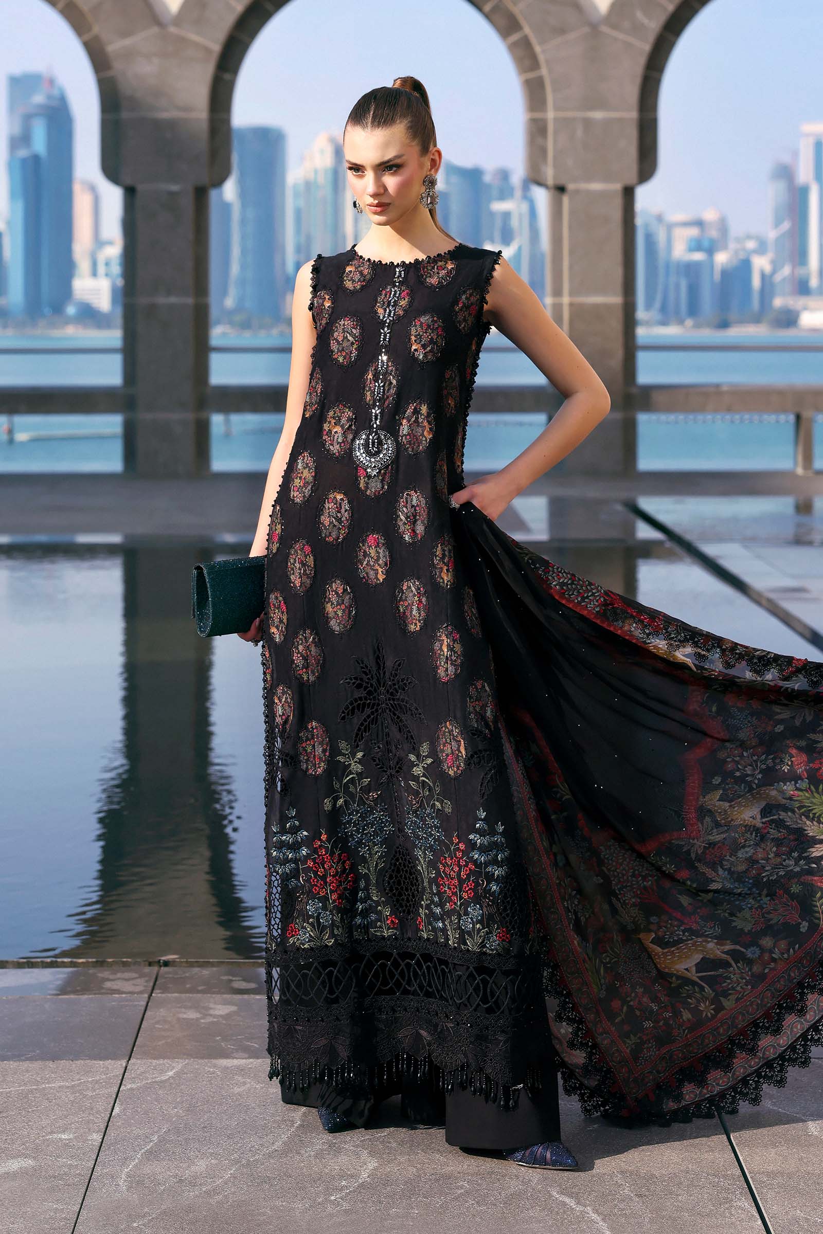 D-2605-B | Maria B | Luxury Lawn Eid Edit Collection Unstitched 2026