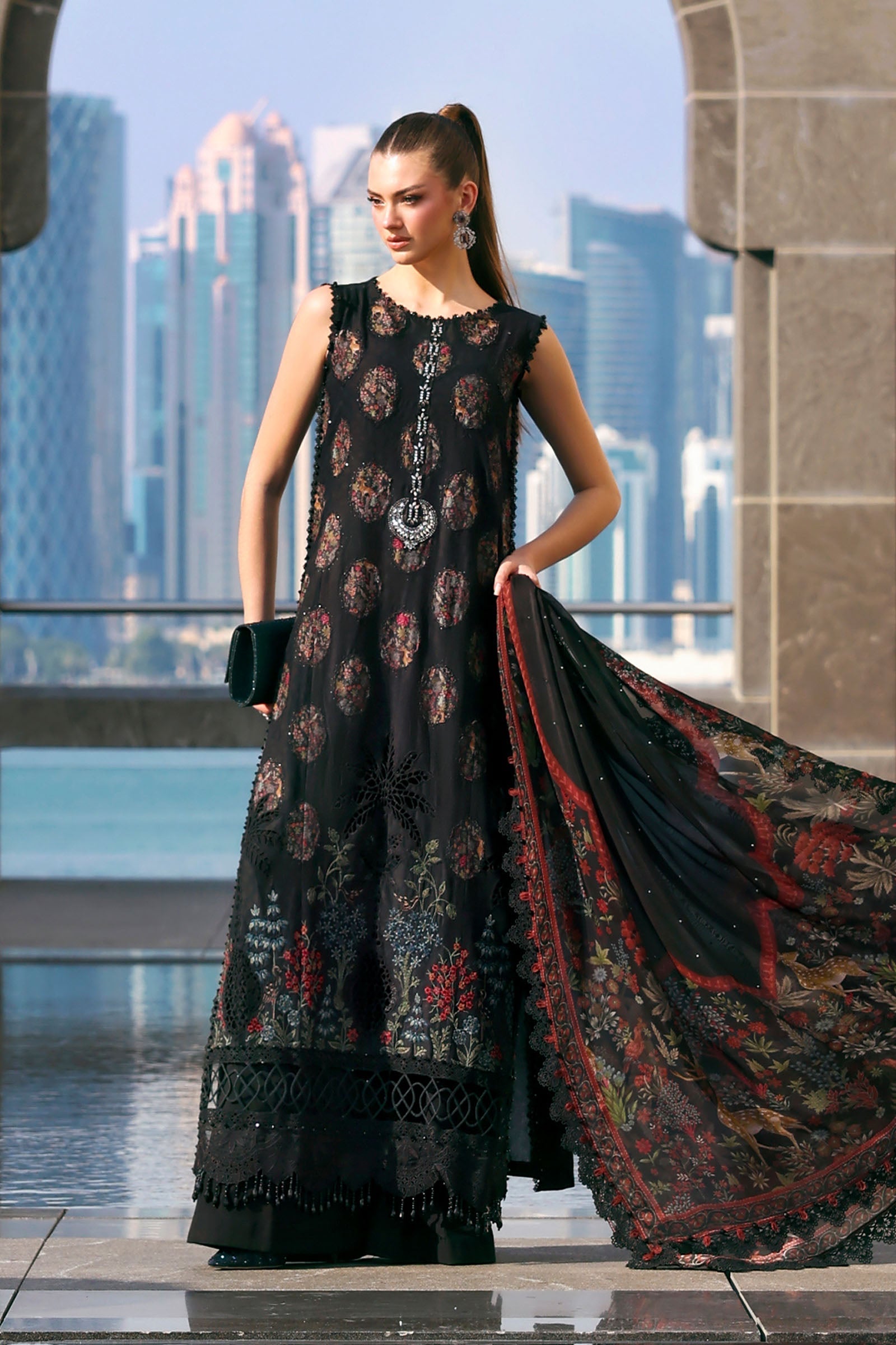 D-2605-B | Maria B | Luxury Lawn Eid Edit Collection Unstitched 2026