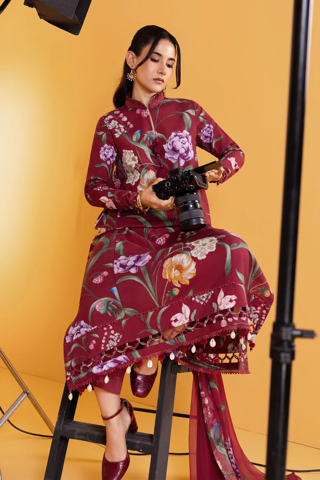 MB-CUS25-1103A | M Basic By Maria B Winter Unstitched Collection 2025