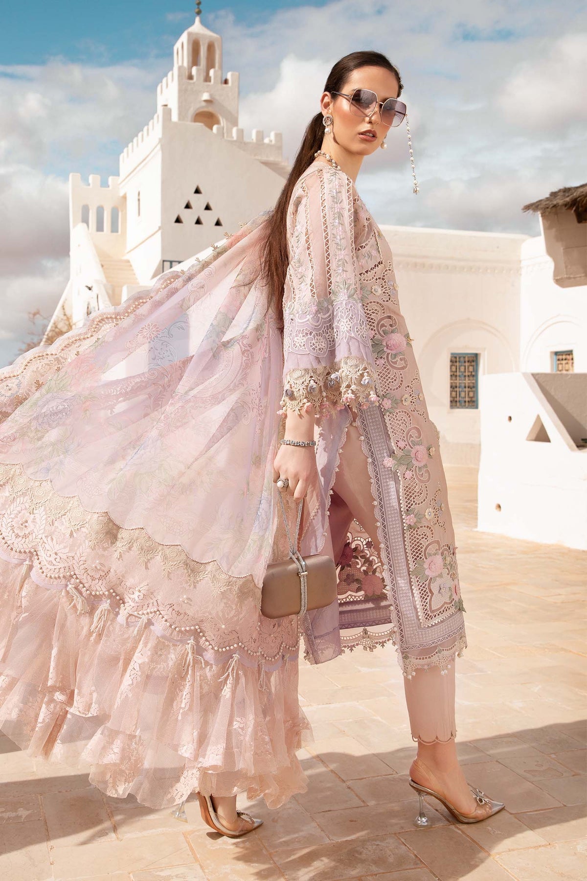 D-2406-A | Maria B | Voyage A Luxe X Tunisia Luxury Lawn 2024