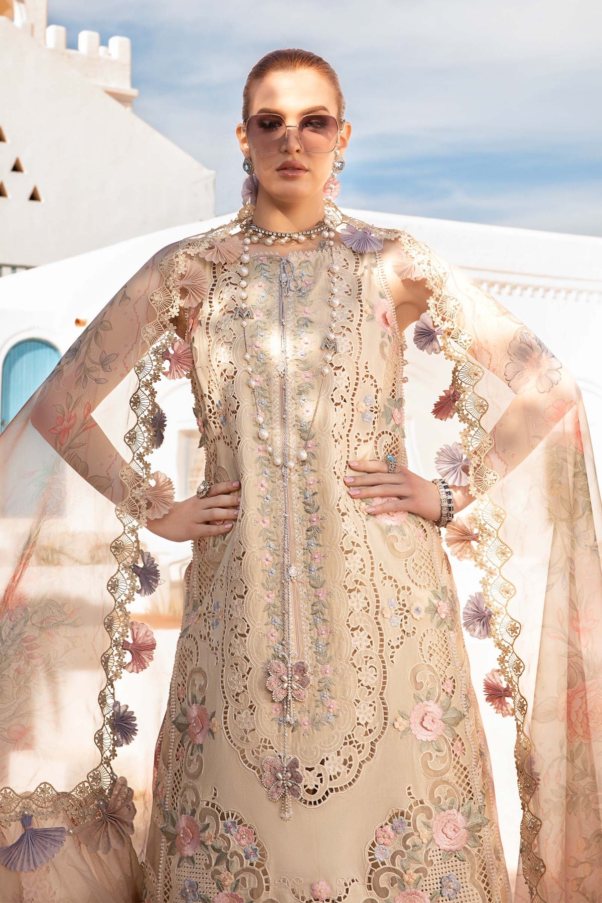 D-2406-B | Maria B | Voyage A Luxe X Tunisia Luxury Lawn 2024