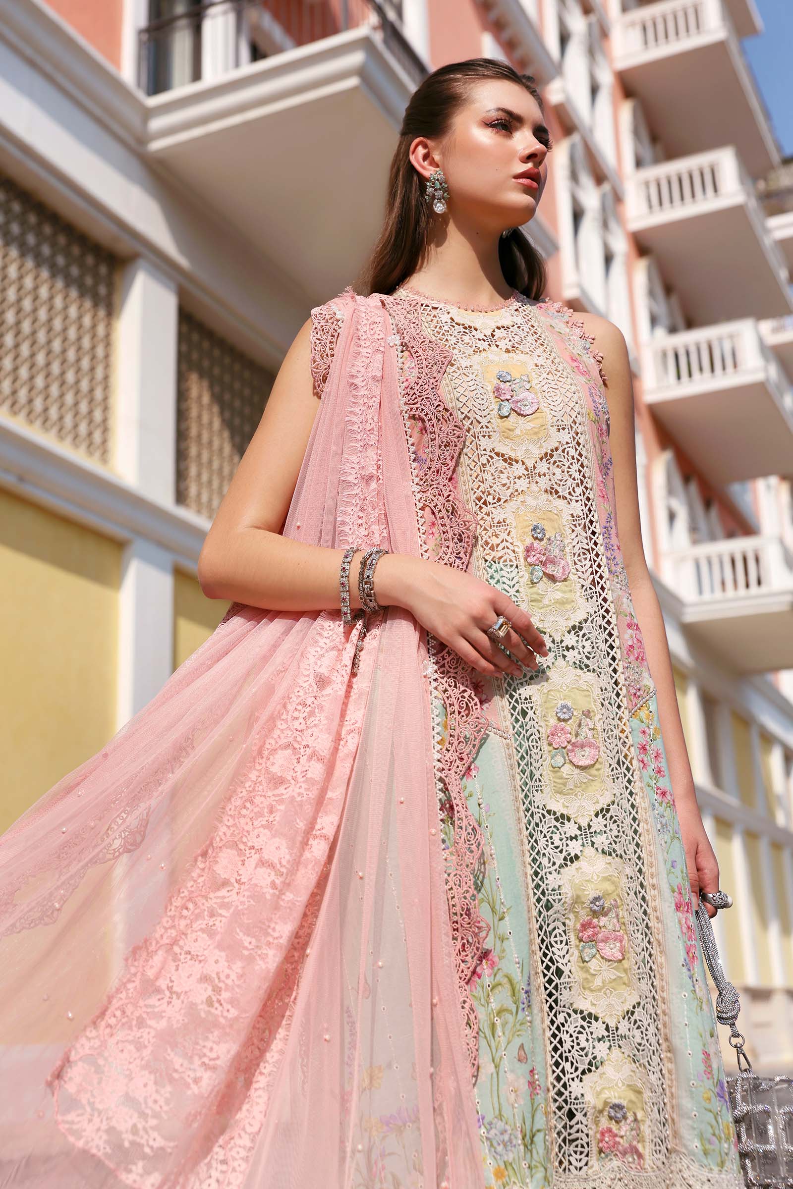 D-2606-A | Maria B | Luxury Lawn Eid Edit Collection Unstitched 2026