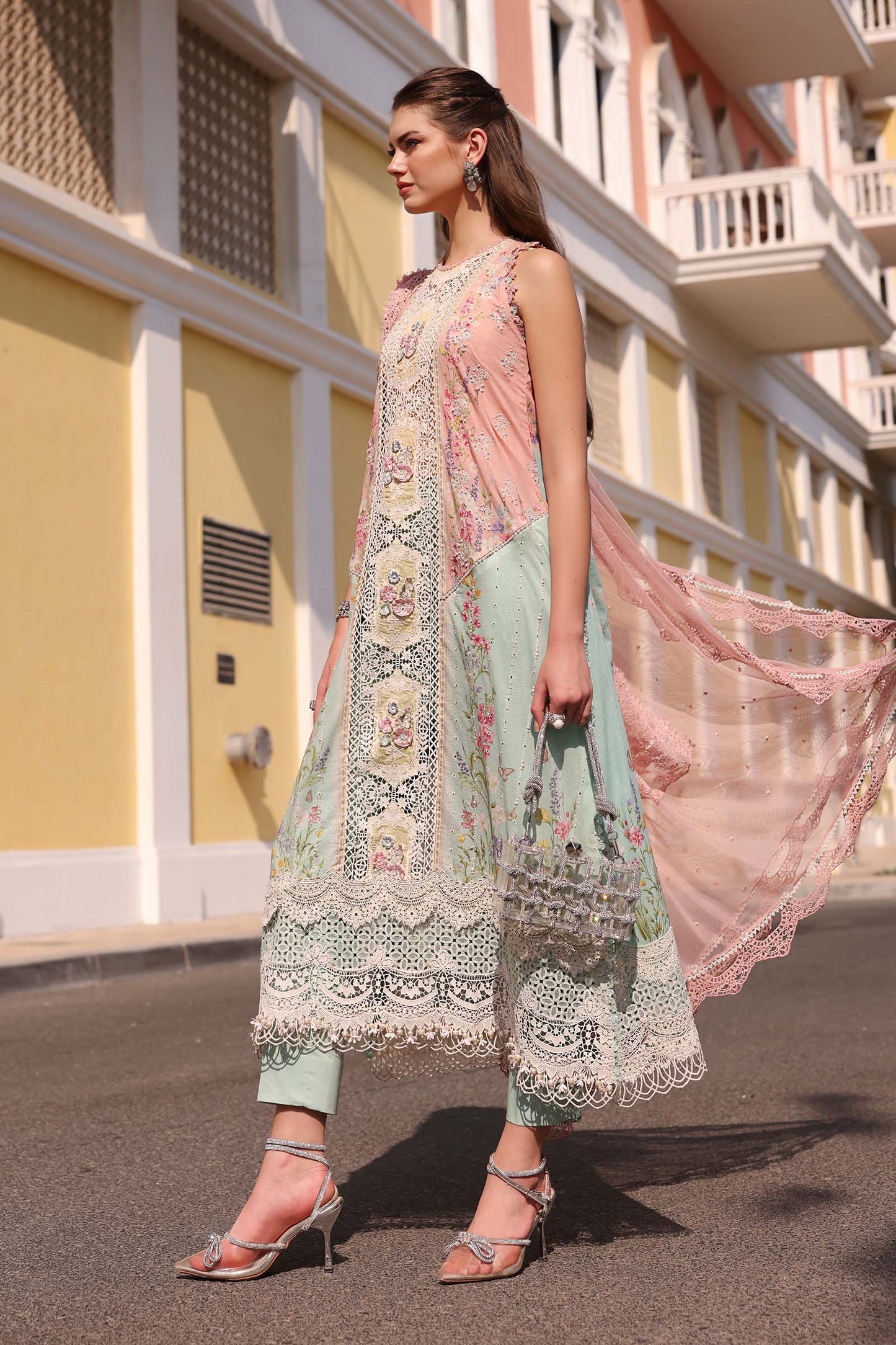 D-2606-A | Maria B | Luxury Lawn Eid Edit Collection Unstitched 2026