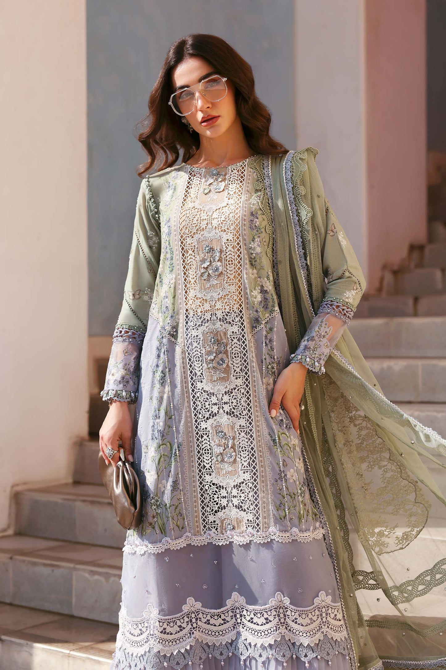 D-2606-B | Maria B | Luxury Lawn Eid Edit Collection Unstitched 2026