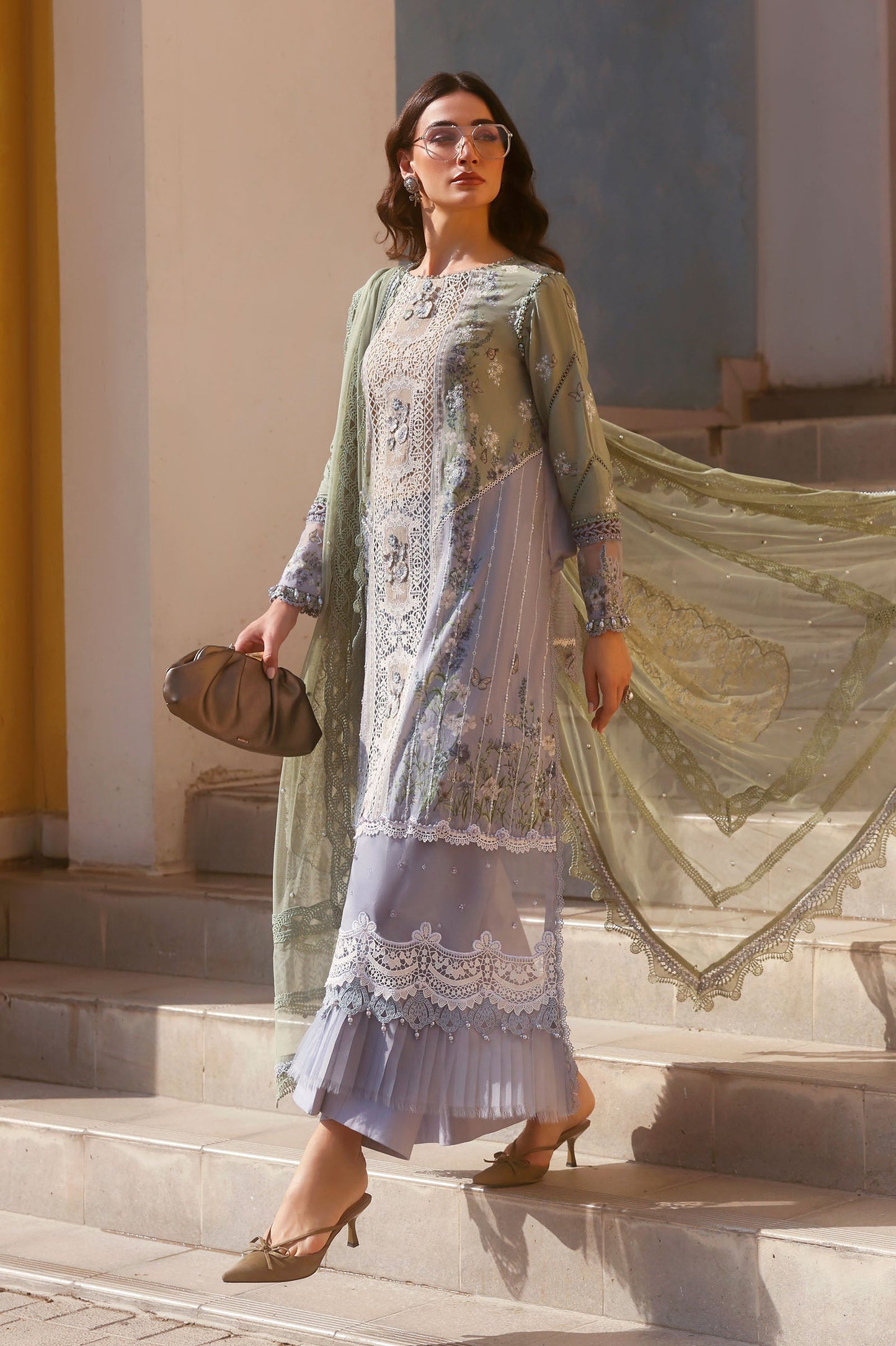 D-2606-B | Maria B | Luxury Lawn Eid Edit Collection Unstitched 2026