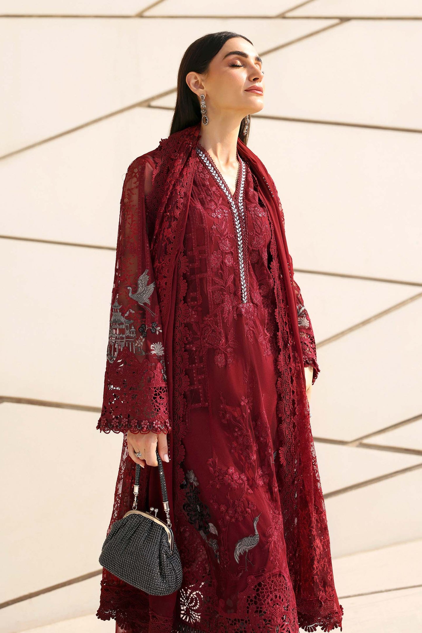 D-2607-A | Maria B | Luxury Lawn Eid Edit Collection Unstitched 2026