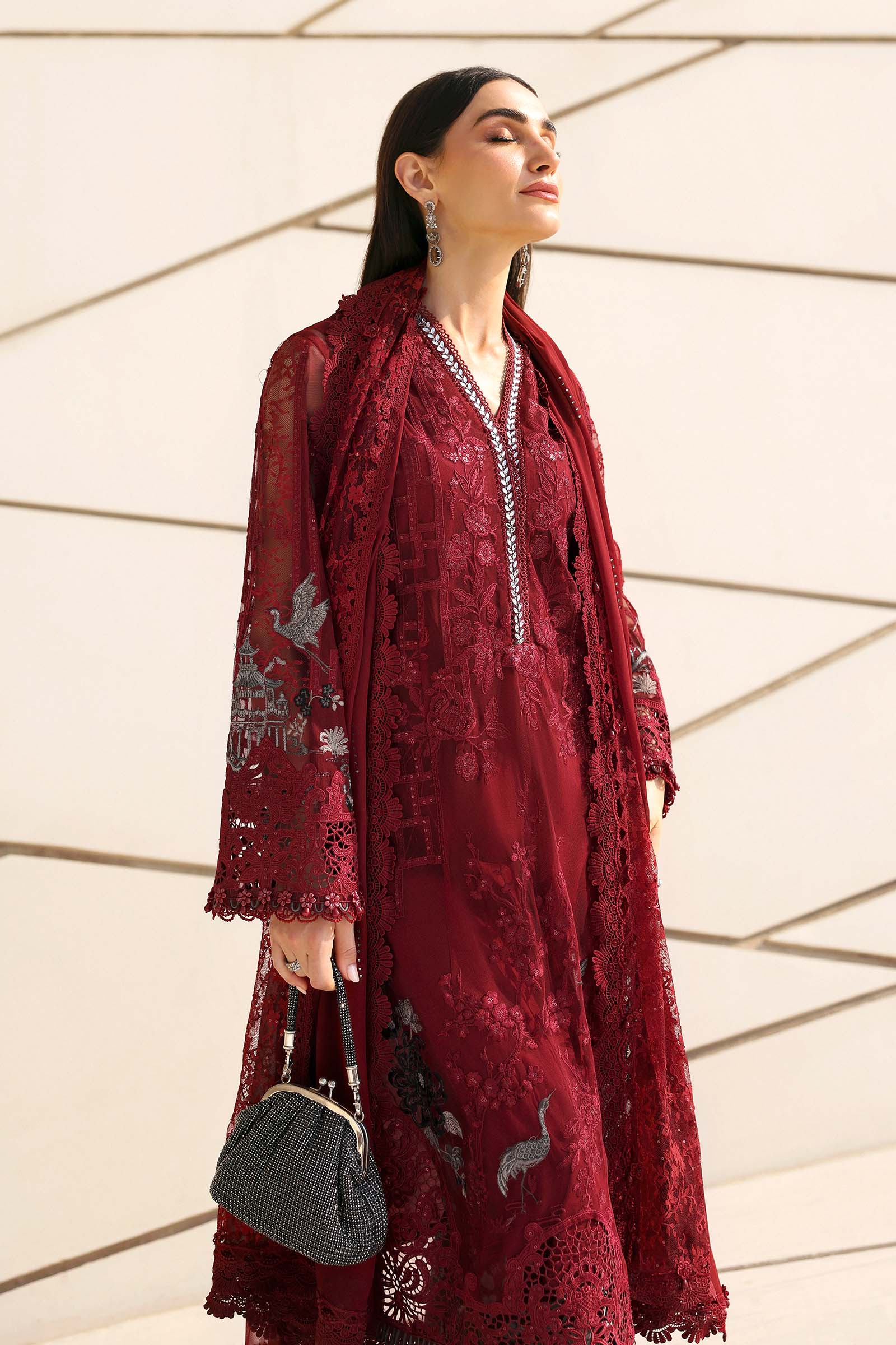 D-2607-A | Maria B | Luxury Lawn Eid Edit Collection Unstitched 2026