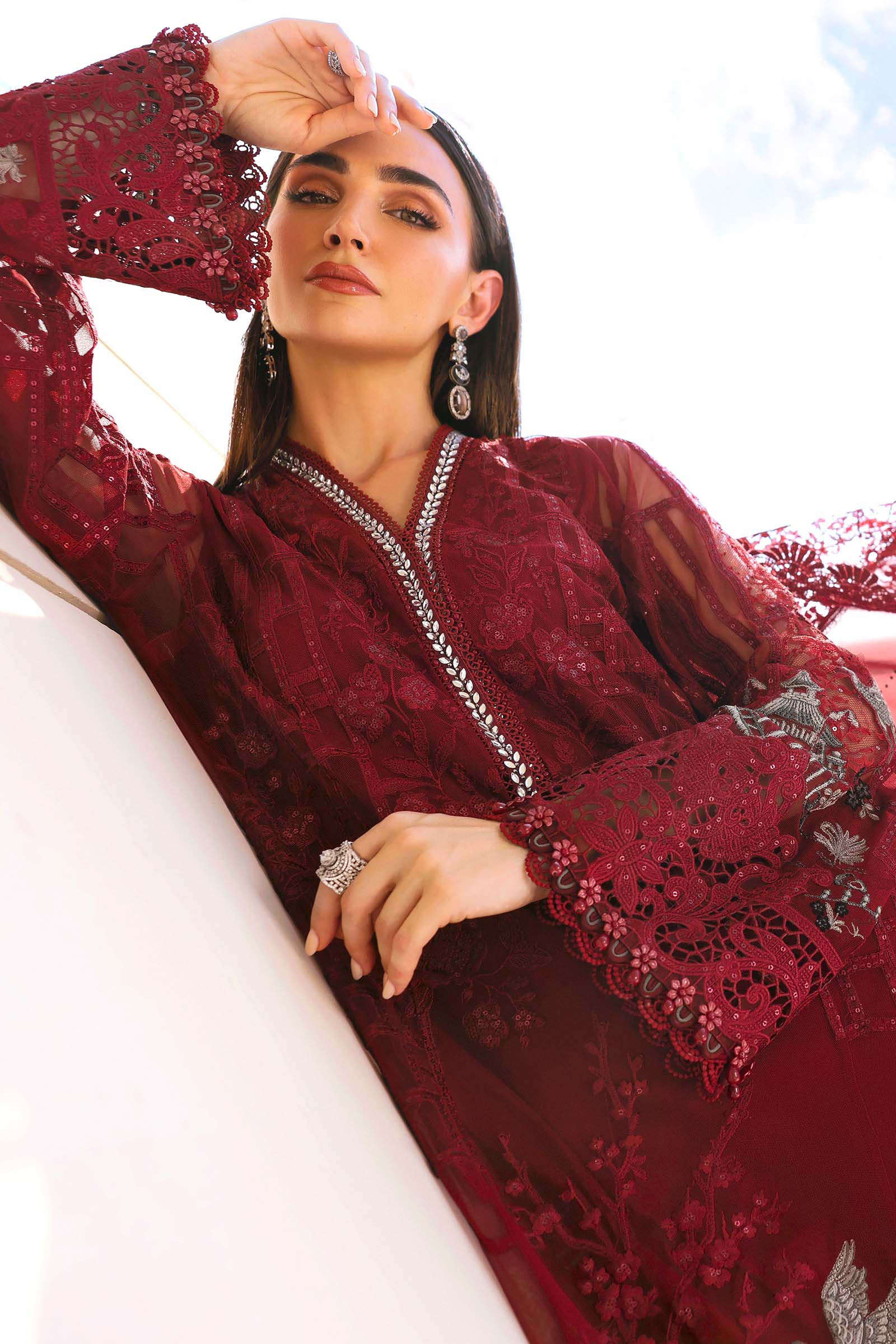 D-2607-A | Maria B | Luxury Lawn Eid Edit Collection Unstitched 2026