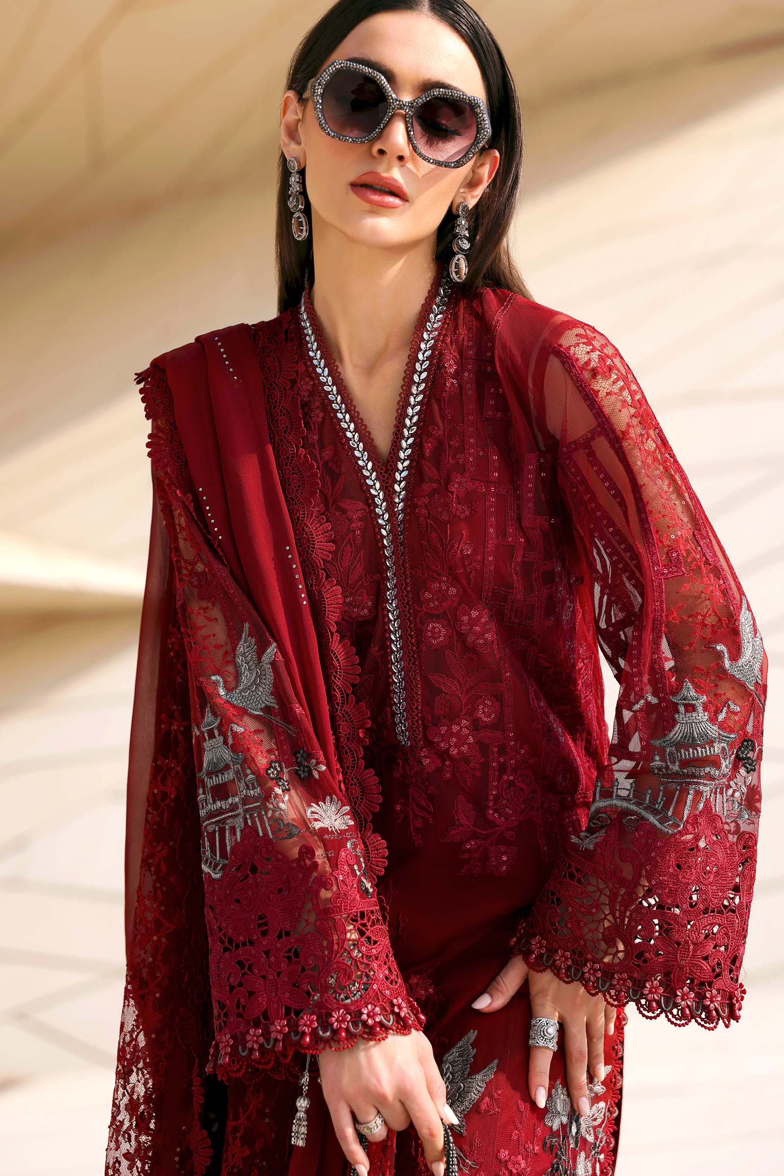 D-2607-A | Maria B | Luxury Lawn Eid Edit Collection Unstitched 2026