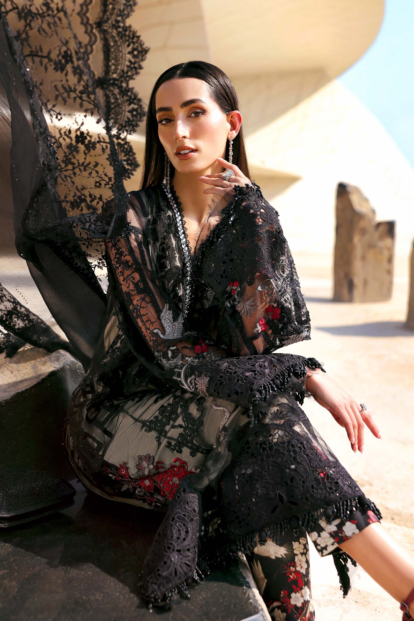 D-2607-B | Maria B | Luxury Lawn Eid Edit Collection Unstitched 2026