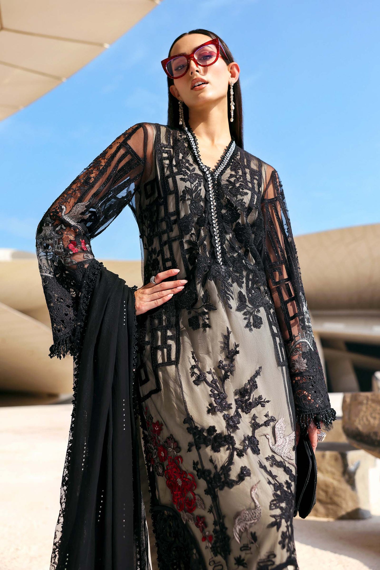 D-2607-B | Maria B | Luxury Lawn Eid Edit Collection Unstitched 2026