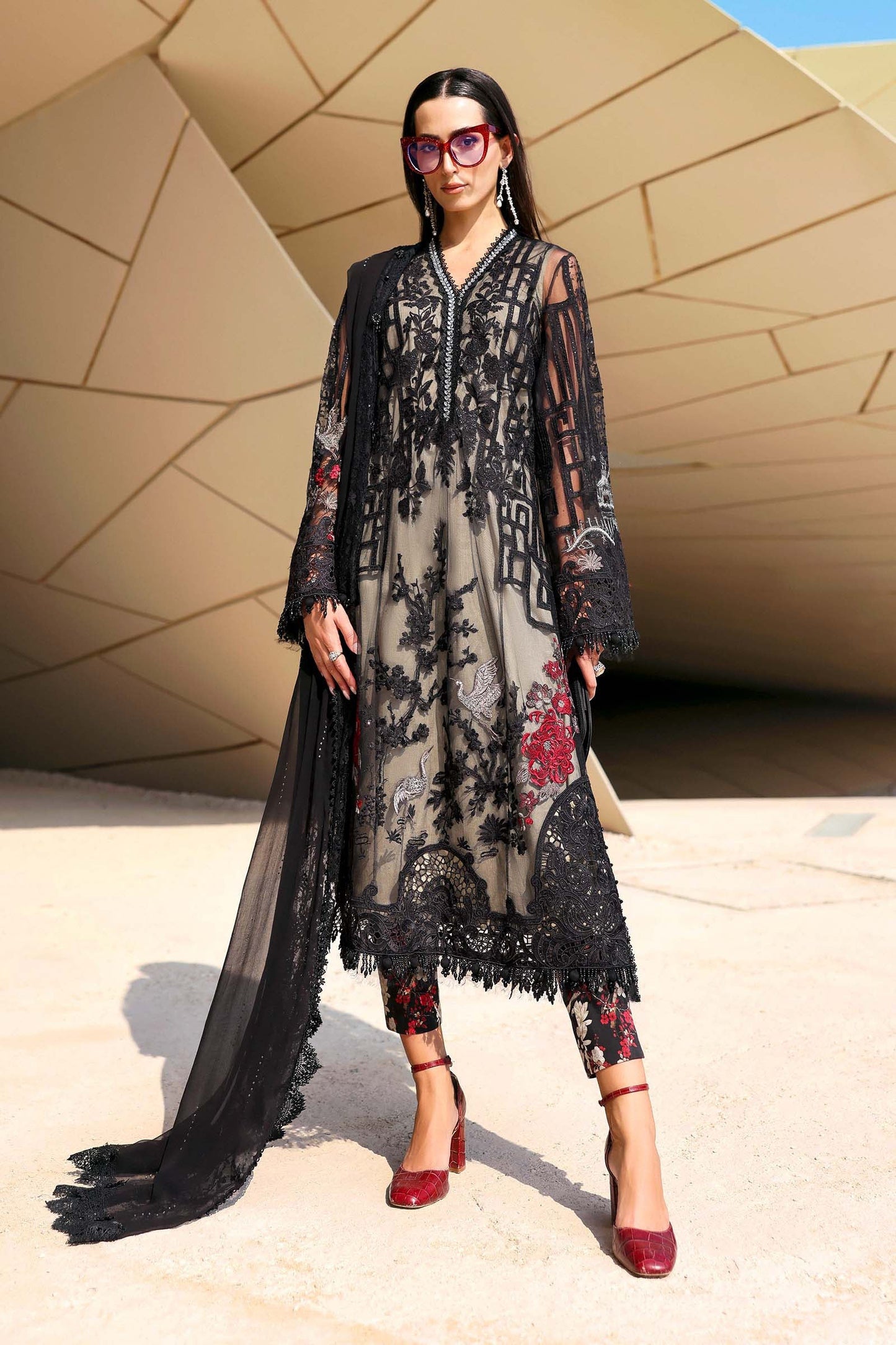 D-2607-B | Maria B | Luxury Lawn Eid Edit Collection Unstitched 2026