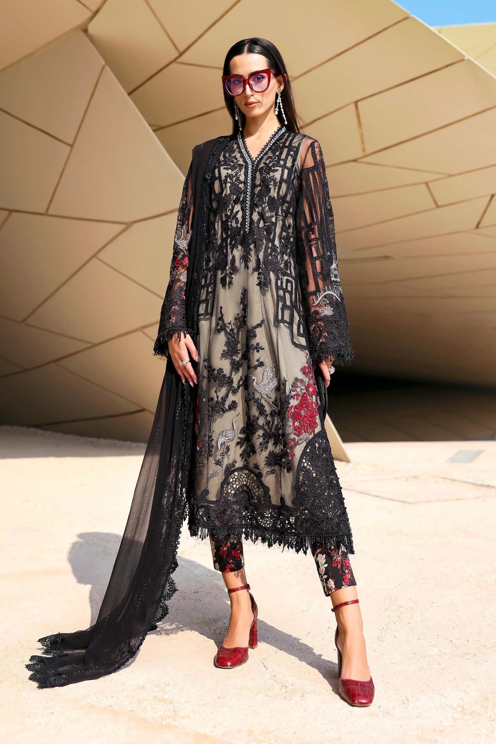 D-2607-B | Maria B | Luxury Lawn Eid Edit Collection Unstitched 2026