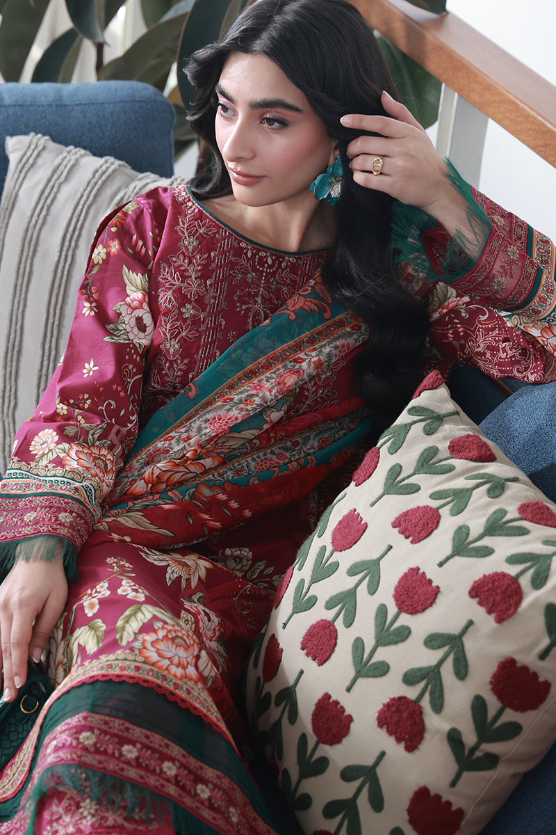 Hilyn - D8 | Gulaal | Delia Lawn Unstitched Collection 2026 
