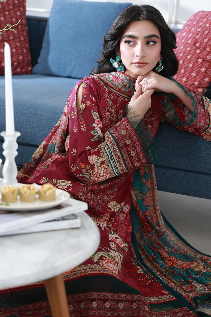 Hilyn - D8 | Gulaal | Delia Lawn Unstitched Collection 2026 
