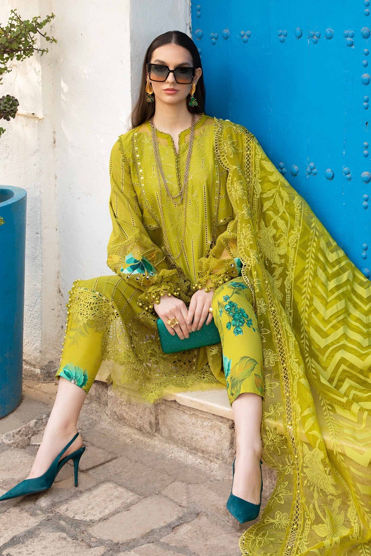 D-2408-A | Maria B | Voyage A Luxe X Tunisia Luxury Lawn 2024
