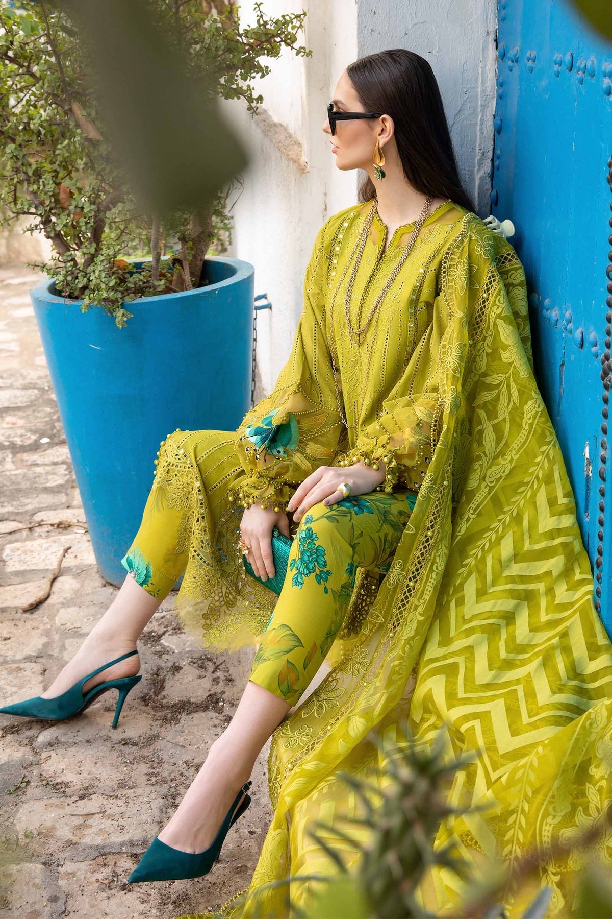 D-2408-A | Maria B | Voyage A Luxe X Tunisia Luxury Lawn 2024