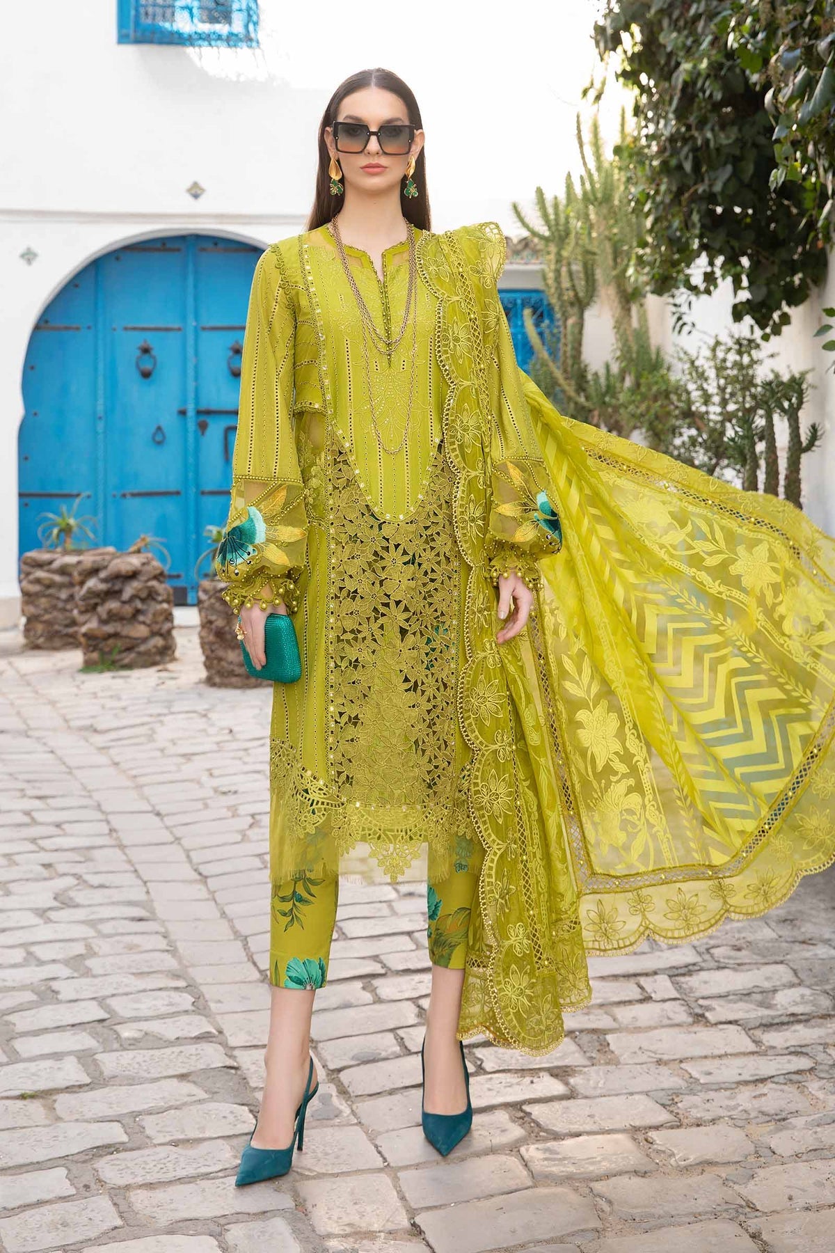 D-2408-A | Maria B | Voyage A Luxe X Tunisia Luxury Lawn 2024