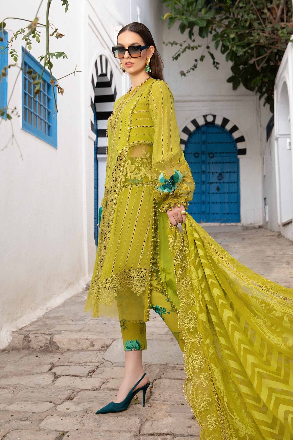D-2408-A | Maria B | Voyage A Luxe X Tunisia Luxury Lawn 2024