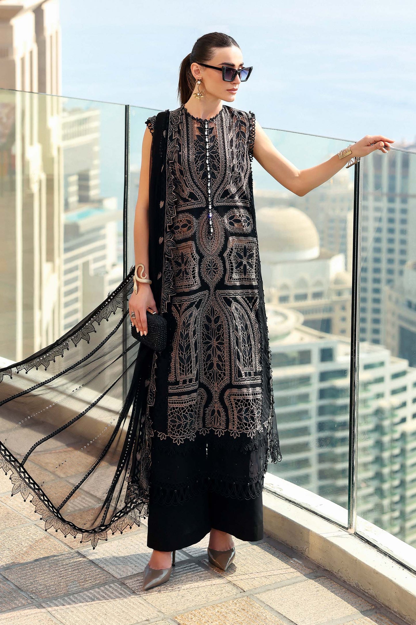 D-2608-B | Maria B | Luxury Lawn Eid Edit Collection Unstitched 2026