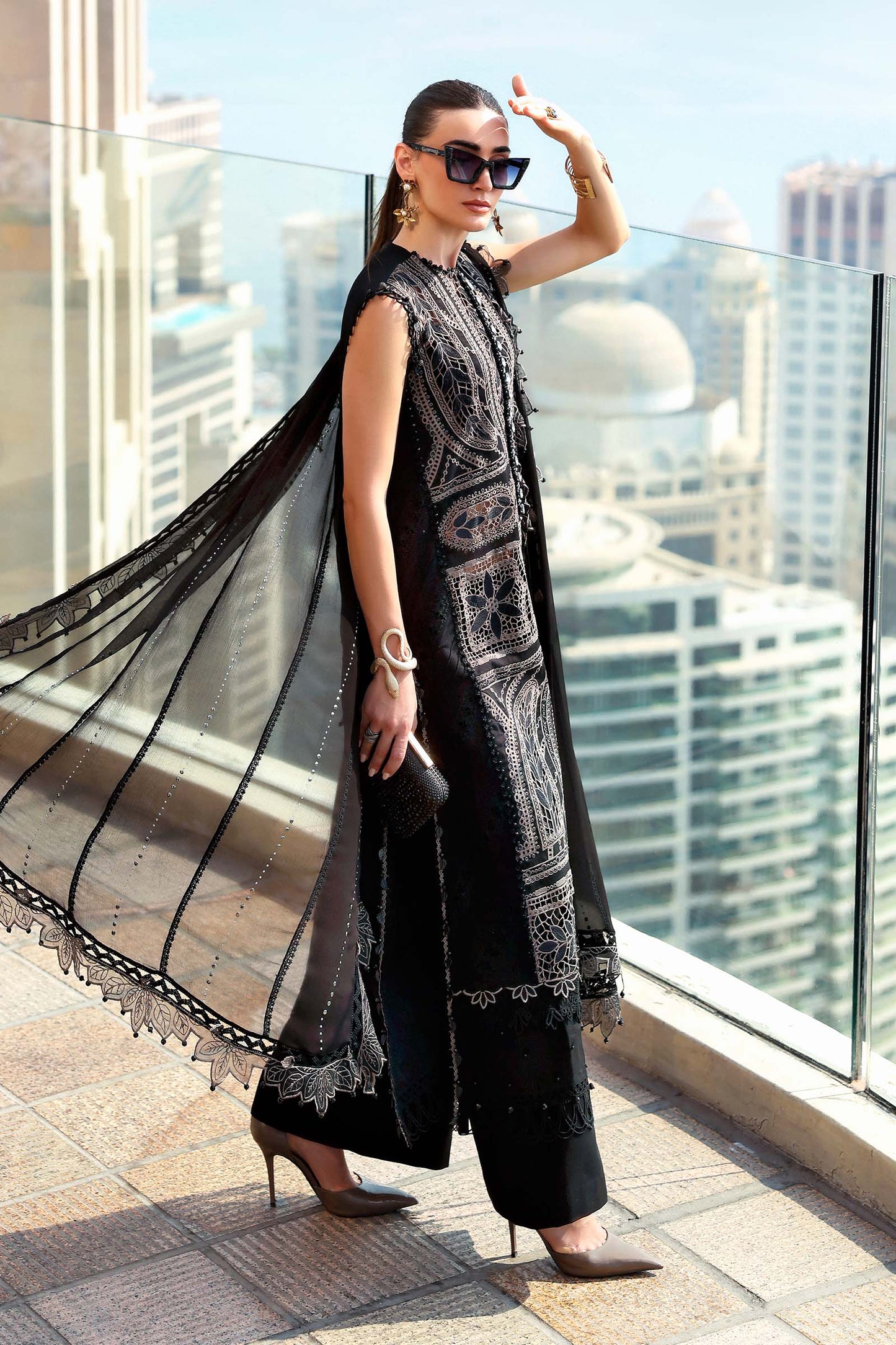 D-2608-B | Maria B | Luxury Lawn Eid Edit Collection Unstitched 2026