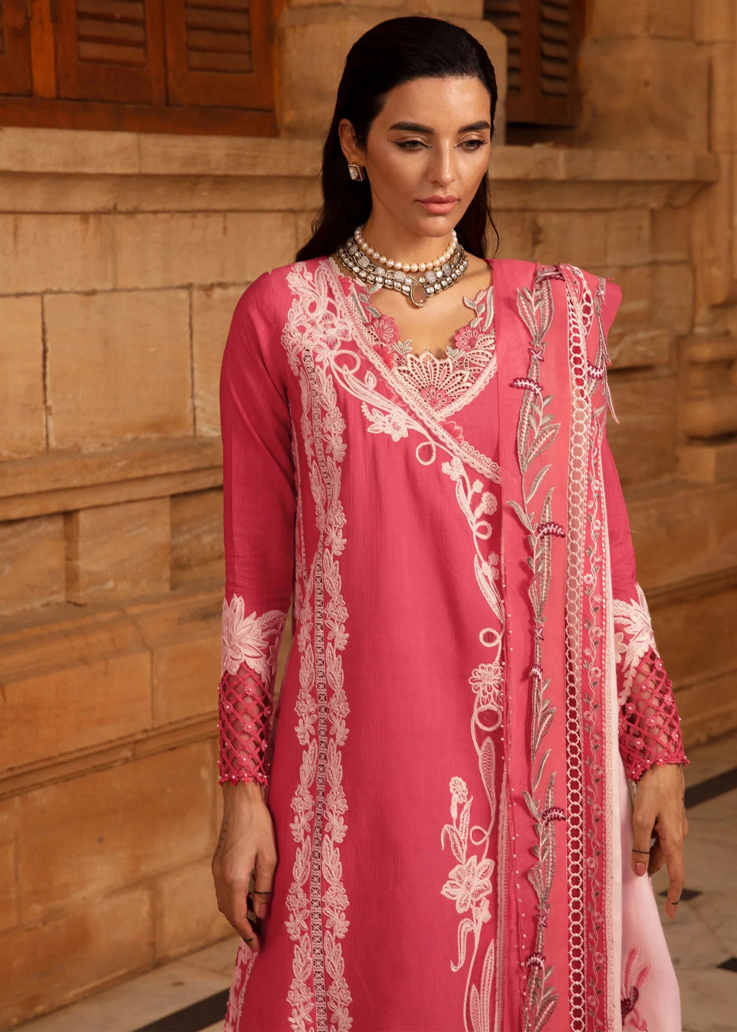 Phulon ki Dastaan | Crimson | Aleen Winter Unstitched 2024