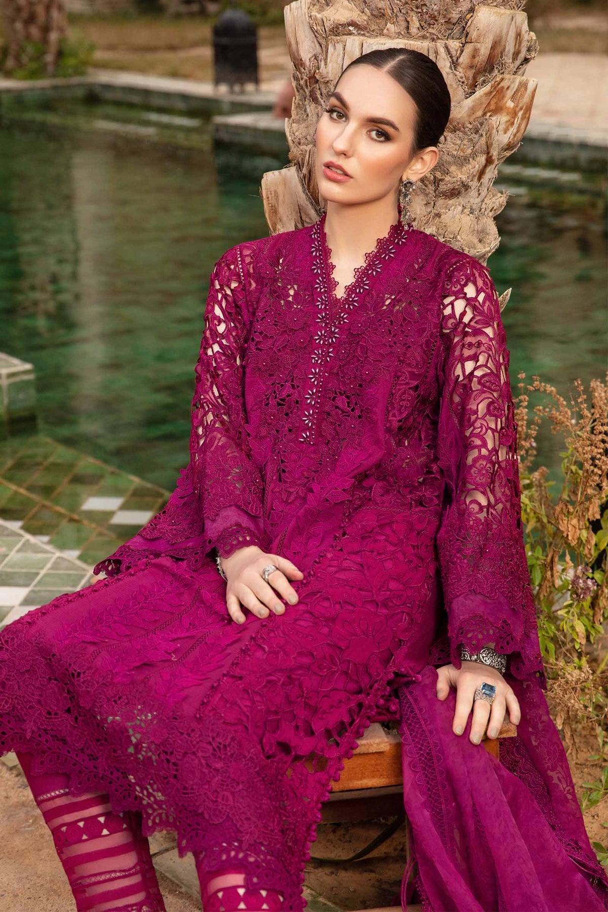 D-2409-B | Maria B | Voyage A Luxe X Tunisia Luxury Lawn 2024