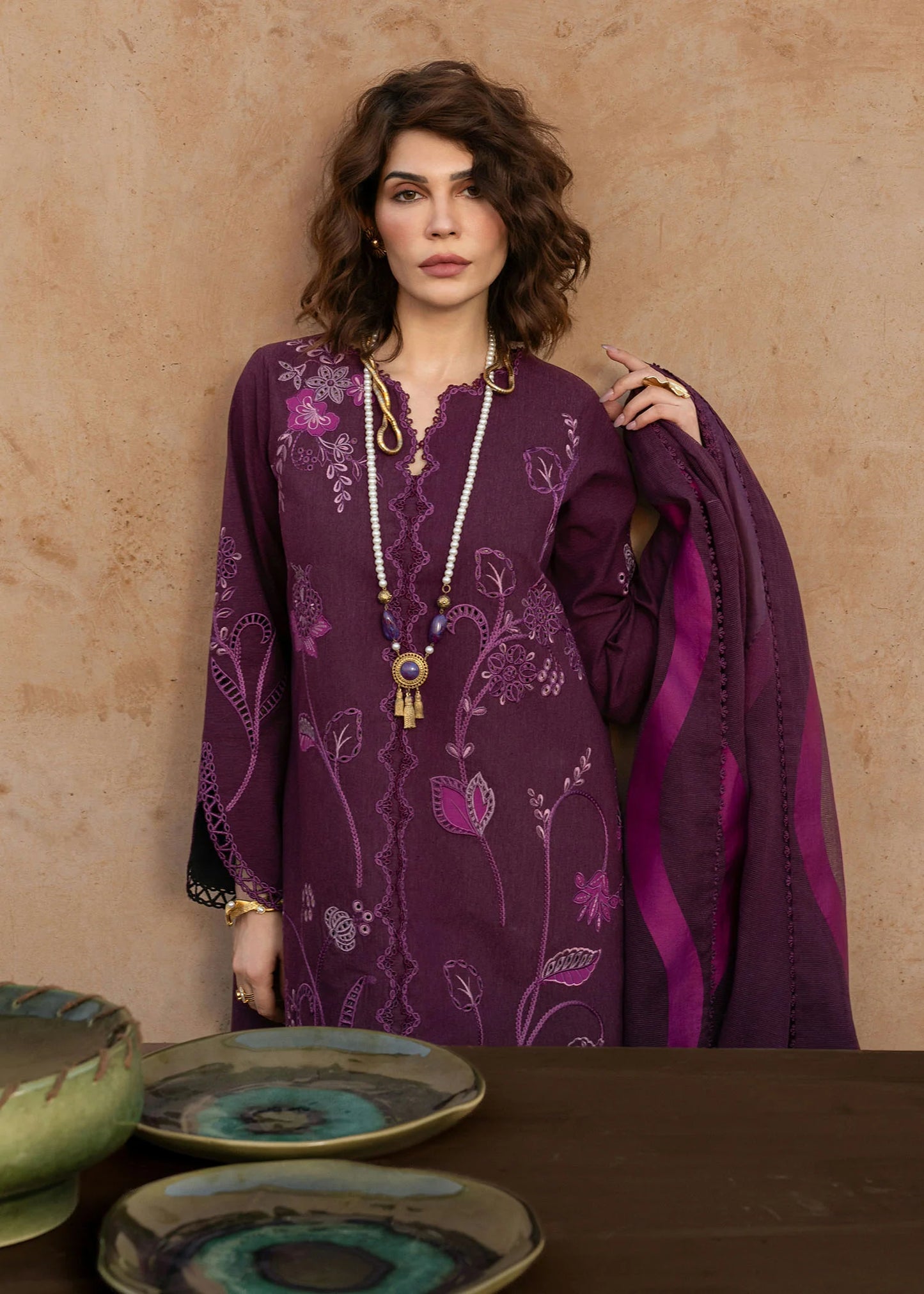 Choti Memsaab | Crimson Mitti Winter Pret Collection 2025