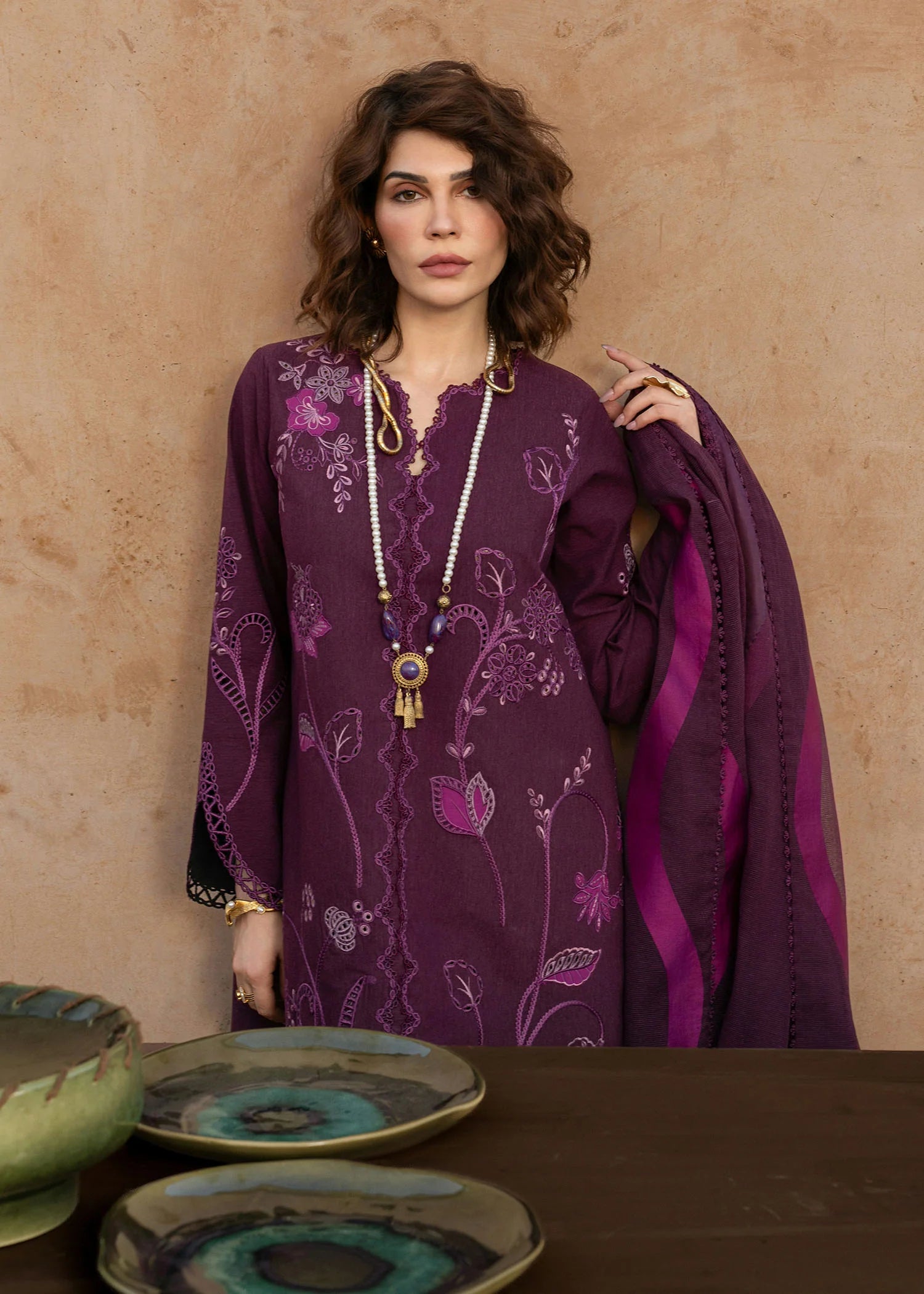 Choti Memsaab | Crimson Mitti Winter Pret Collection 2025